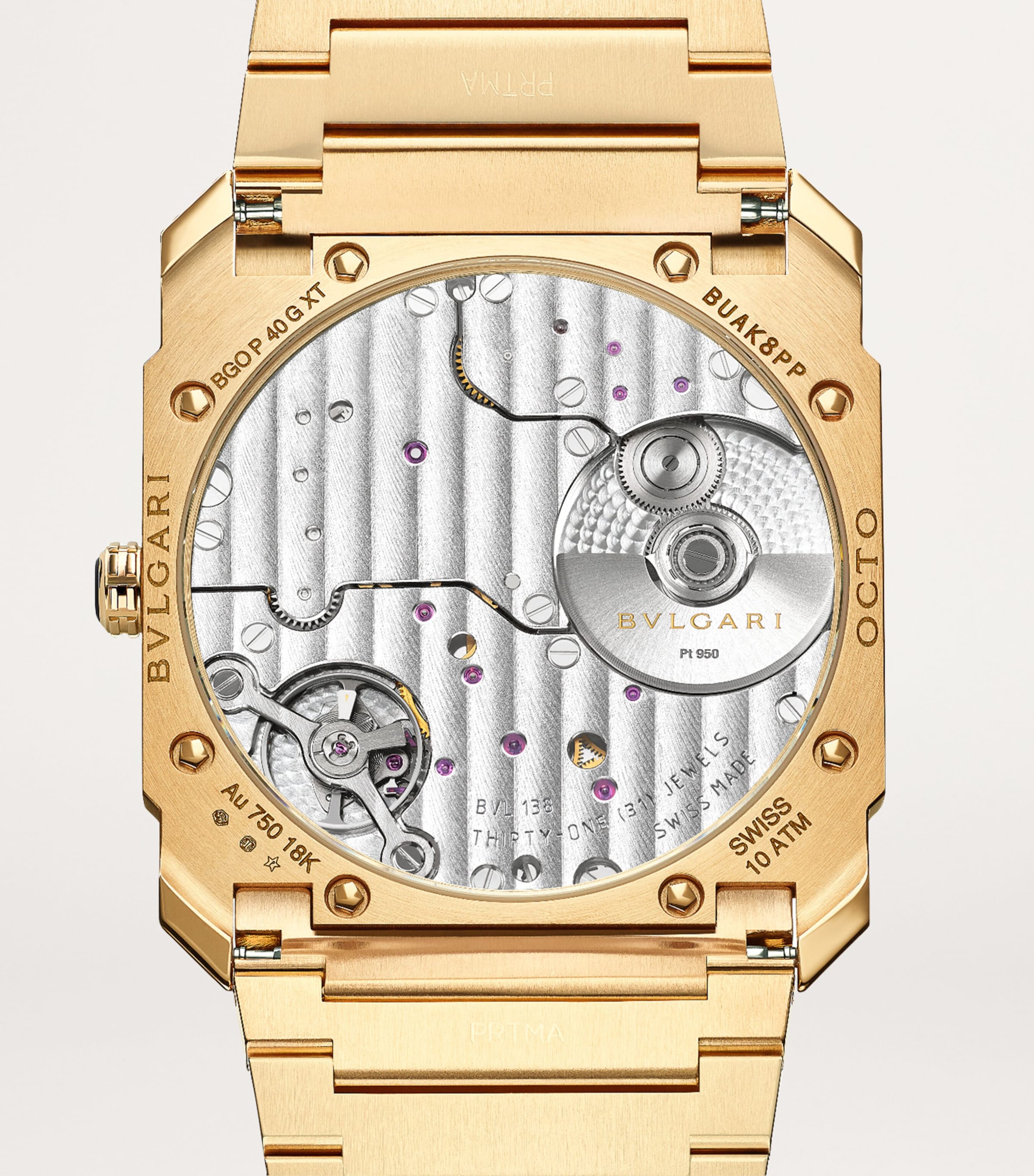 Yellow Gold Octo Finissimo Watch 40mm BLUE Image 6