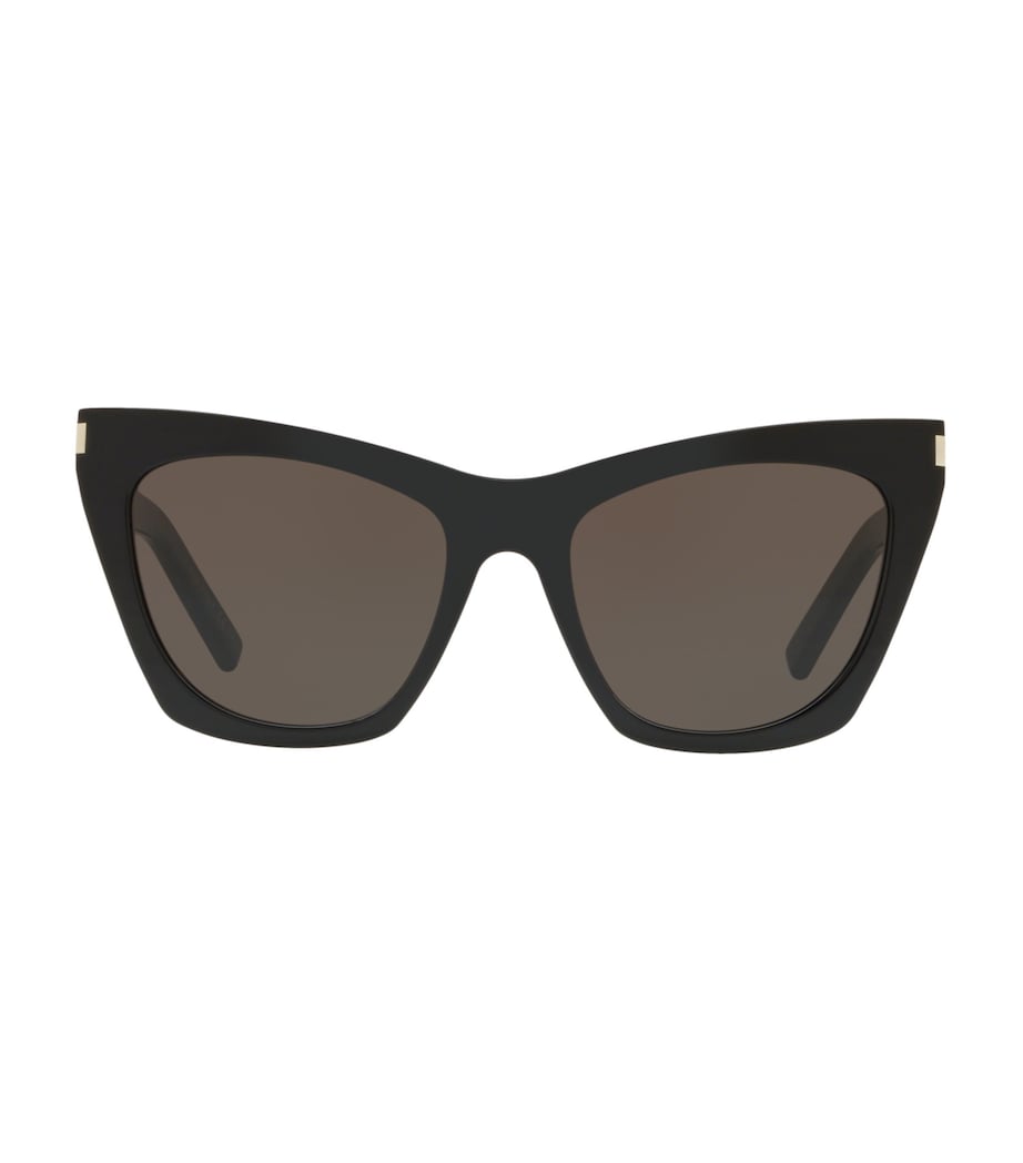 Cat Eye Sunglasses BLACK Image 1