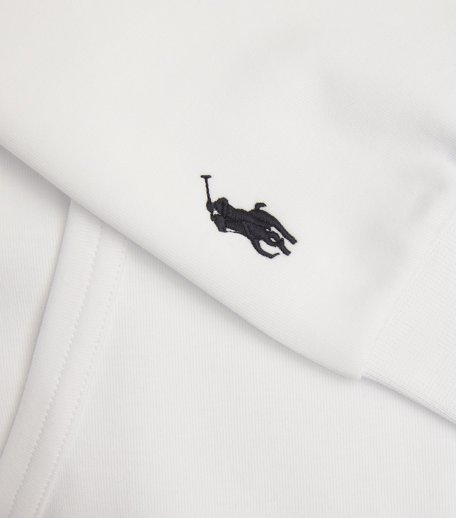Polo Ralph Lauren Mens Chain Logo Hoodie White Image 5