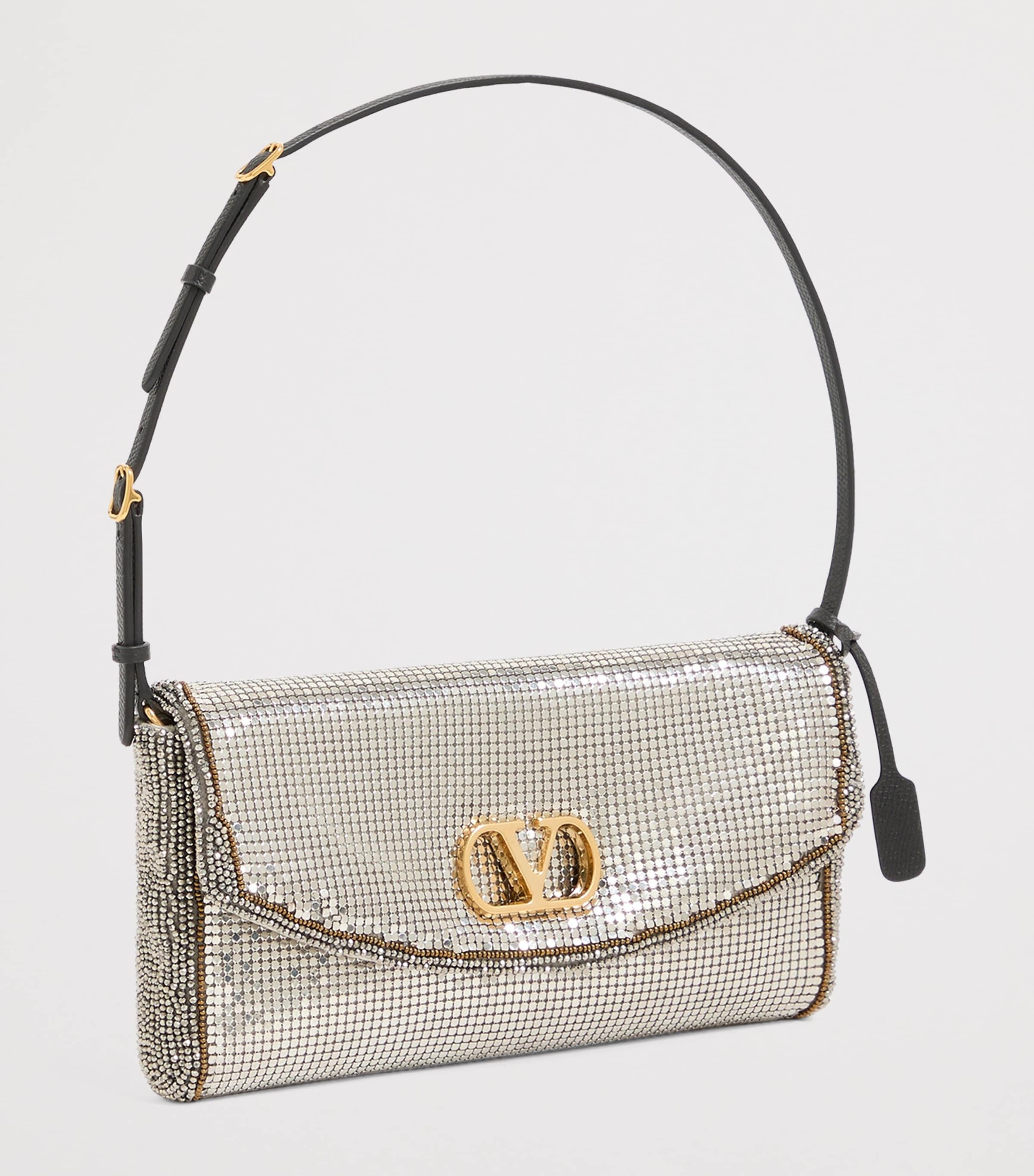 Valentino Garavani Chainmail DeVain Shoulder Bag Image 2