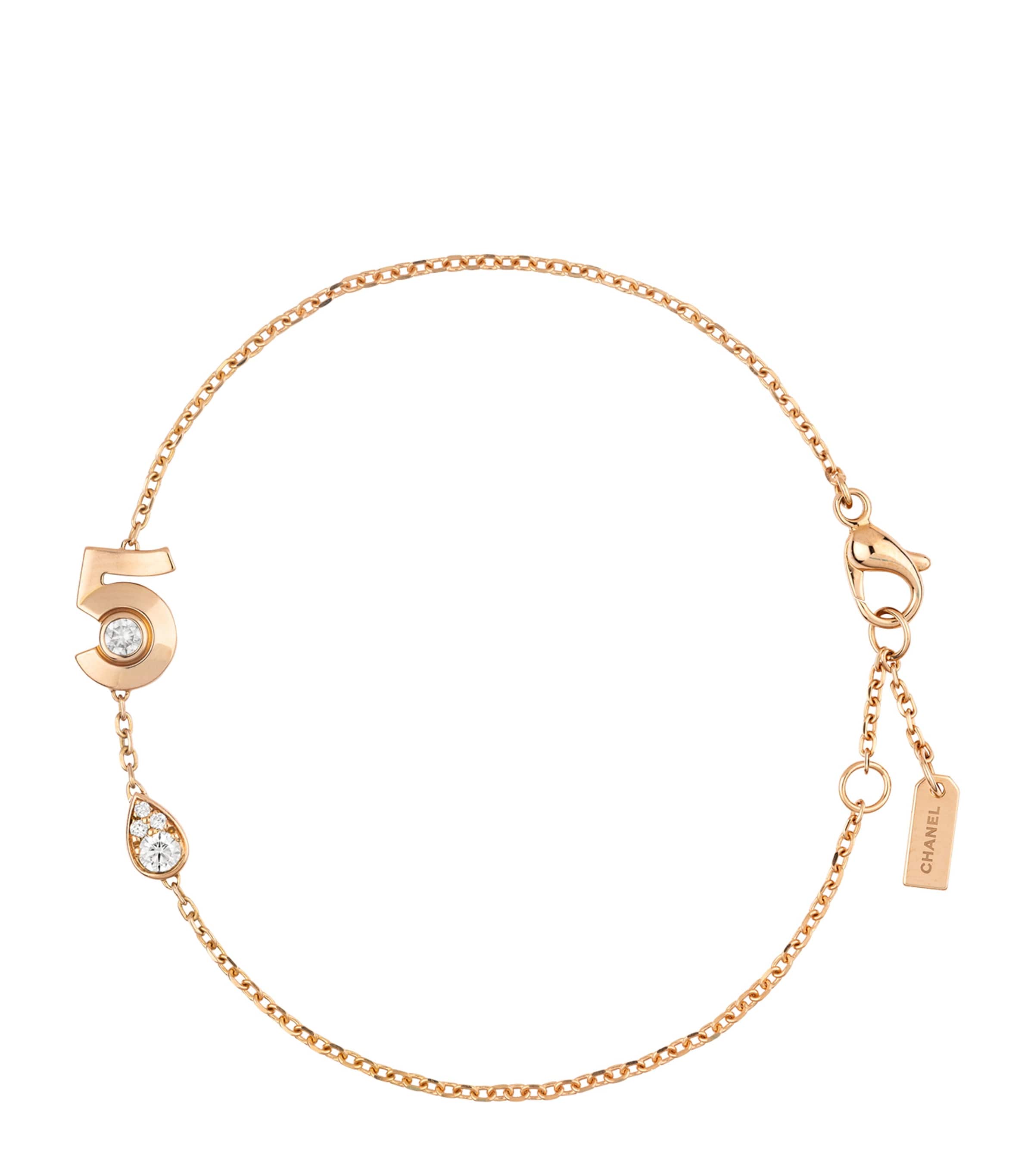 Yellow Gold and Diamond Extrait de N°5 Bracelet BEIGE Image 1