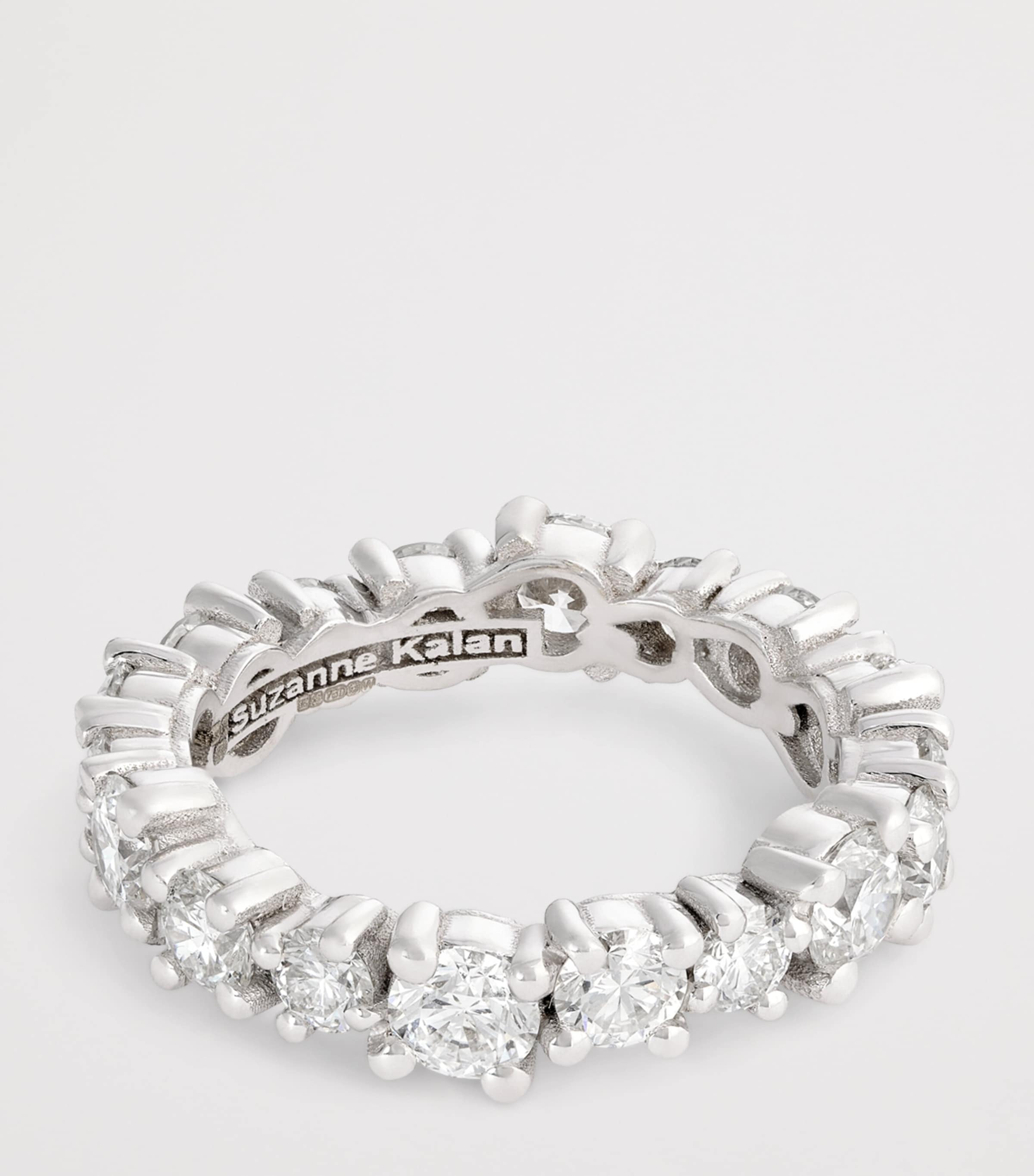 White Gold and Diamond Classic Eternity Ring (Size 7) 18K WG/WD Image 4