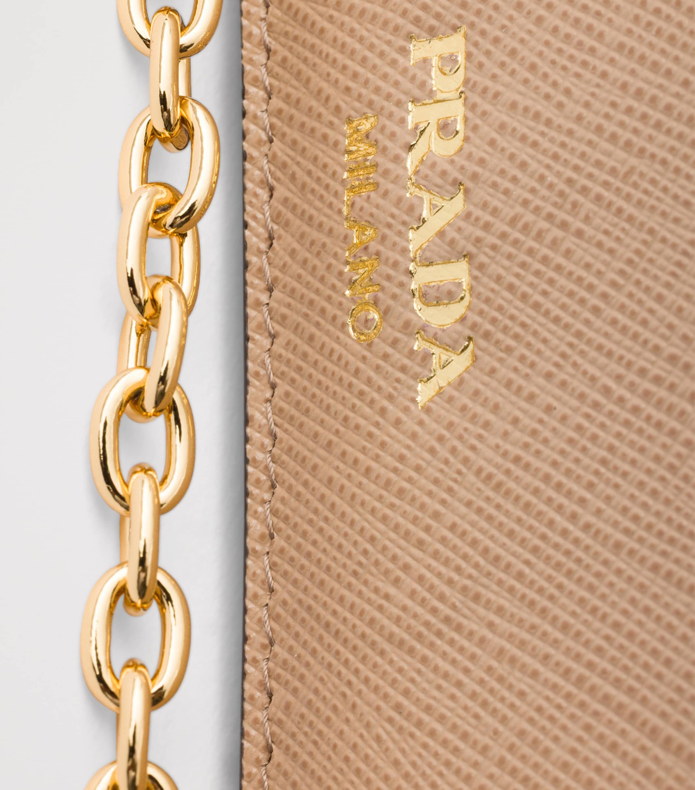 Prada Mini Saffiano Leather Cross-Body Bag Powder Image 5