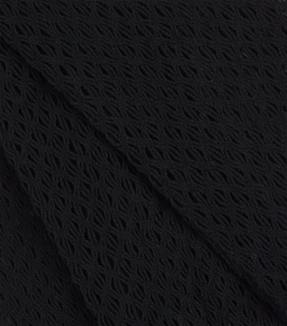 Falke Womens Knee-High Miss Ribbon Socks Black Image 2
