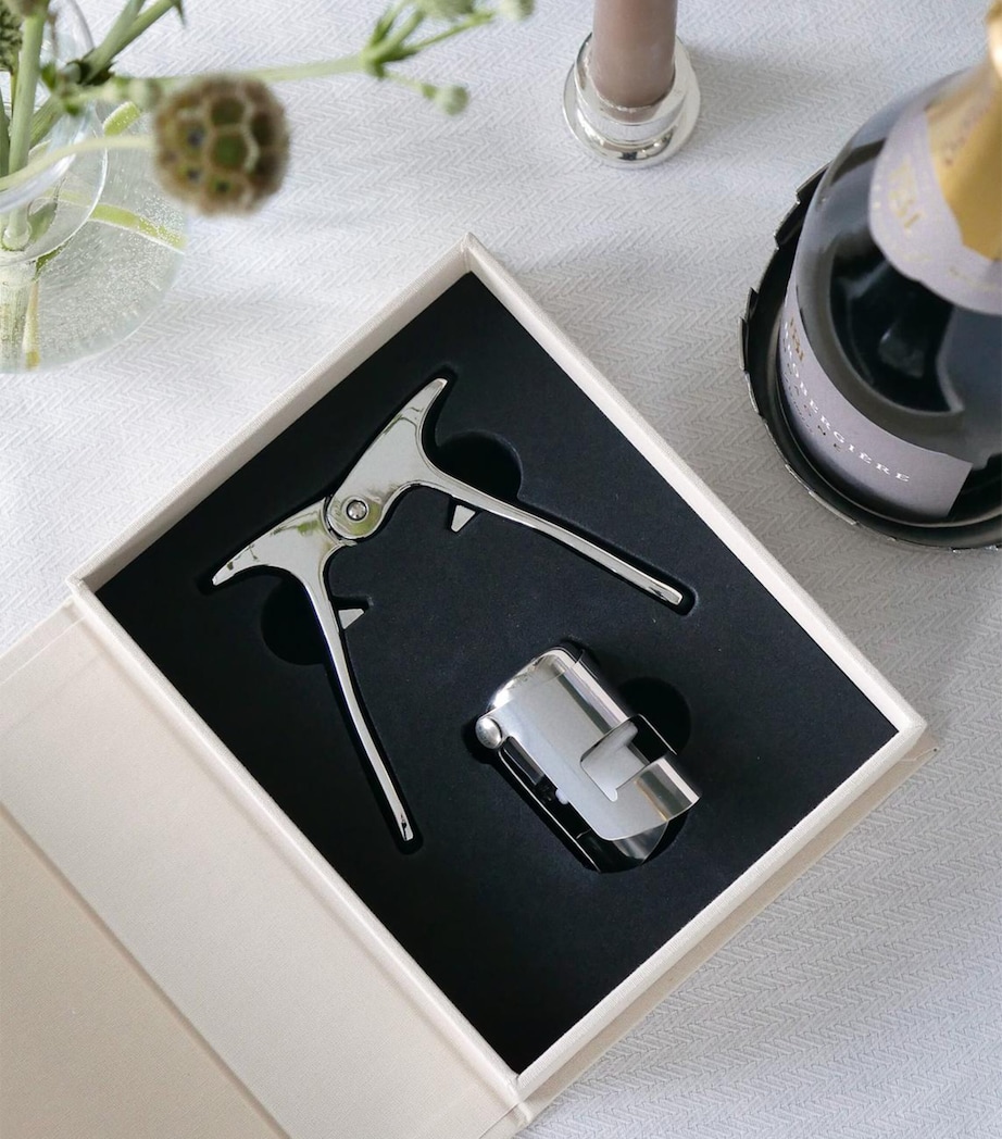 Stainless Steel Champagne Tools BEIGE/ORANGE Image 4