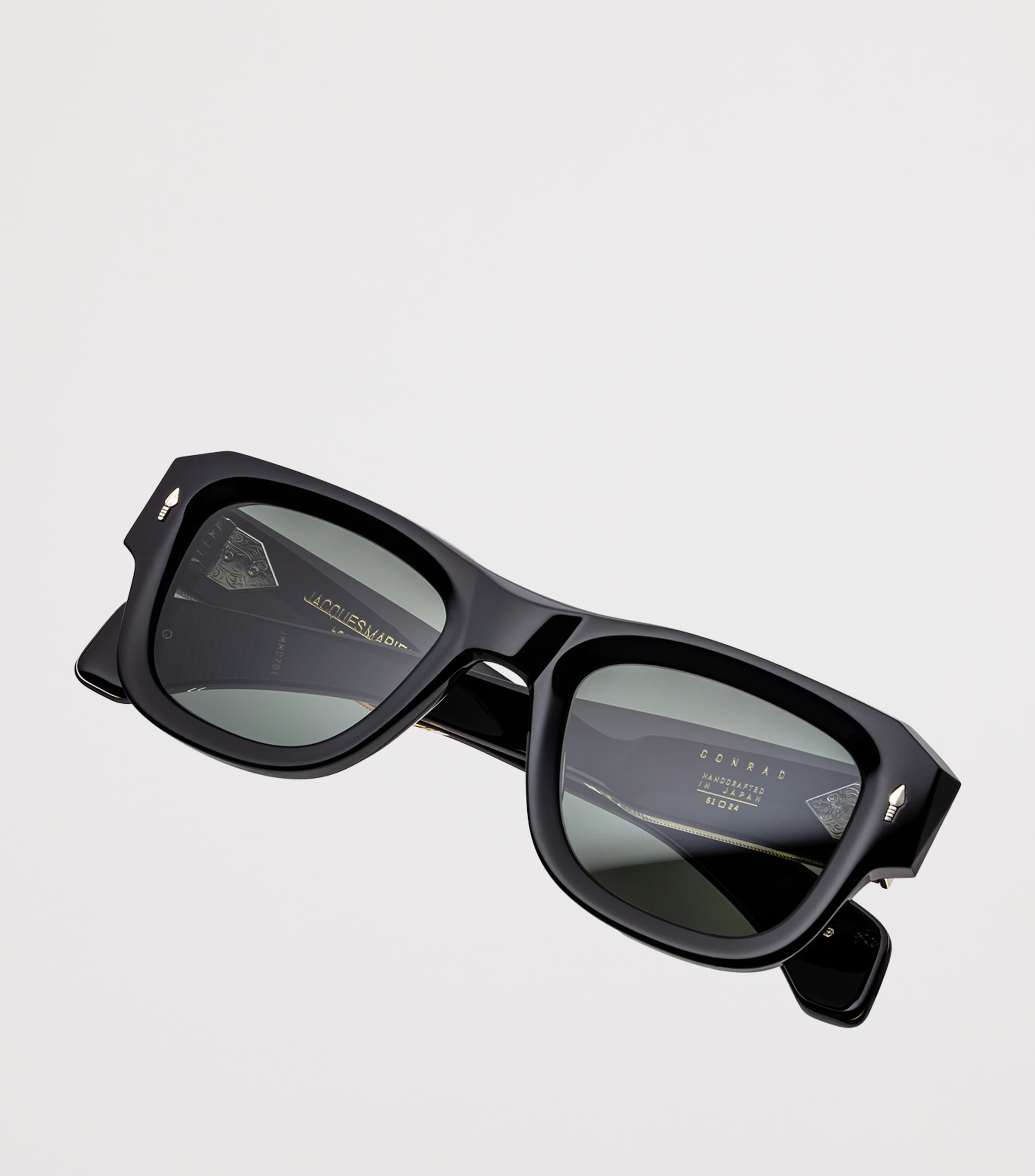 Jacques Marie Mage Conrad Square Sunglasses Noir Image 3
