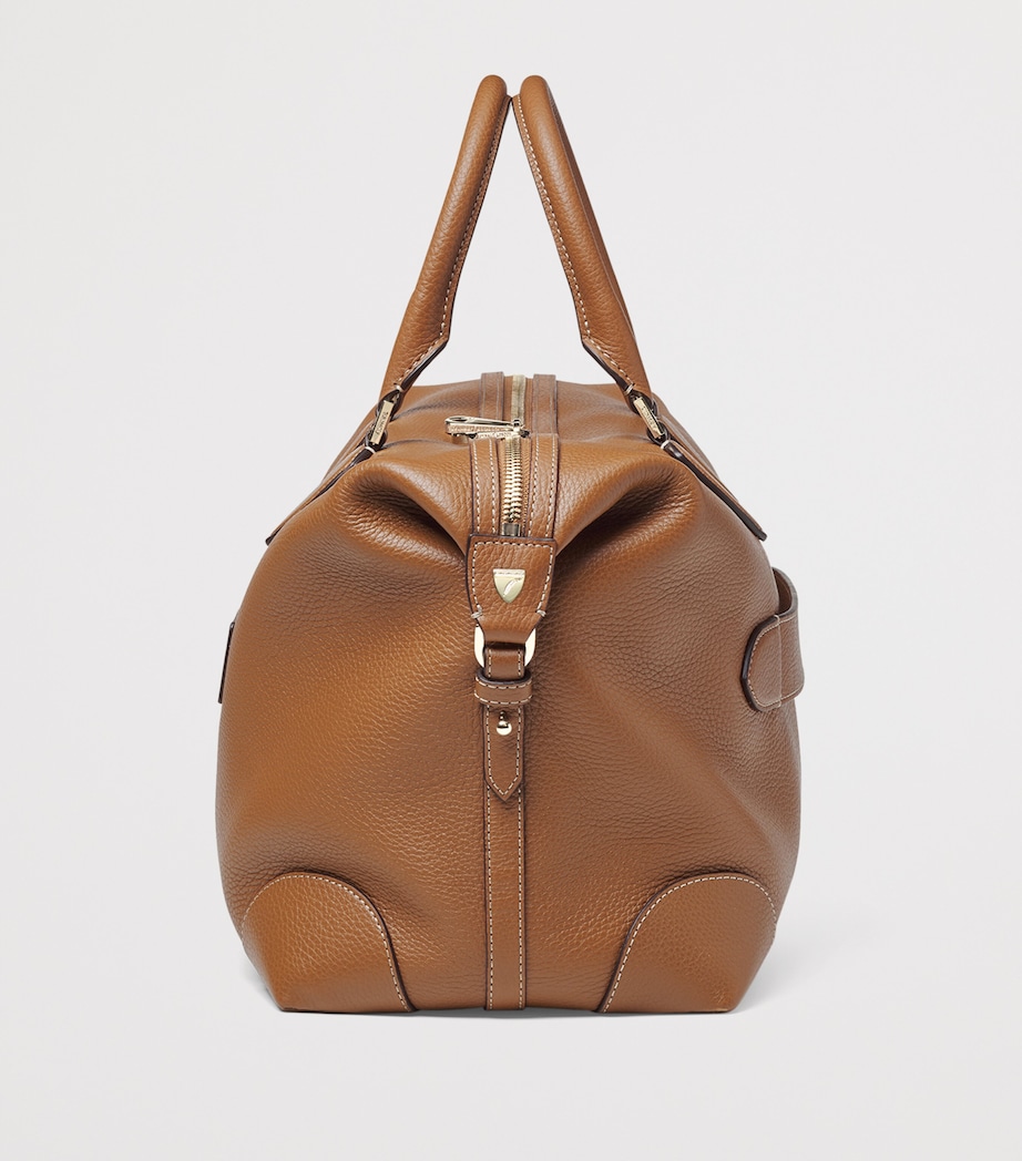 Leather Hudson Flight Bag TAN Image 4