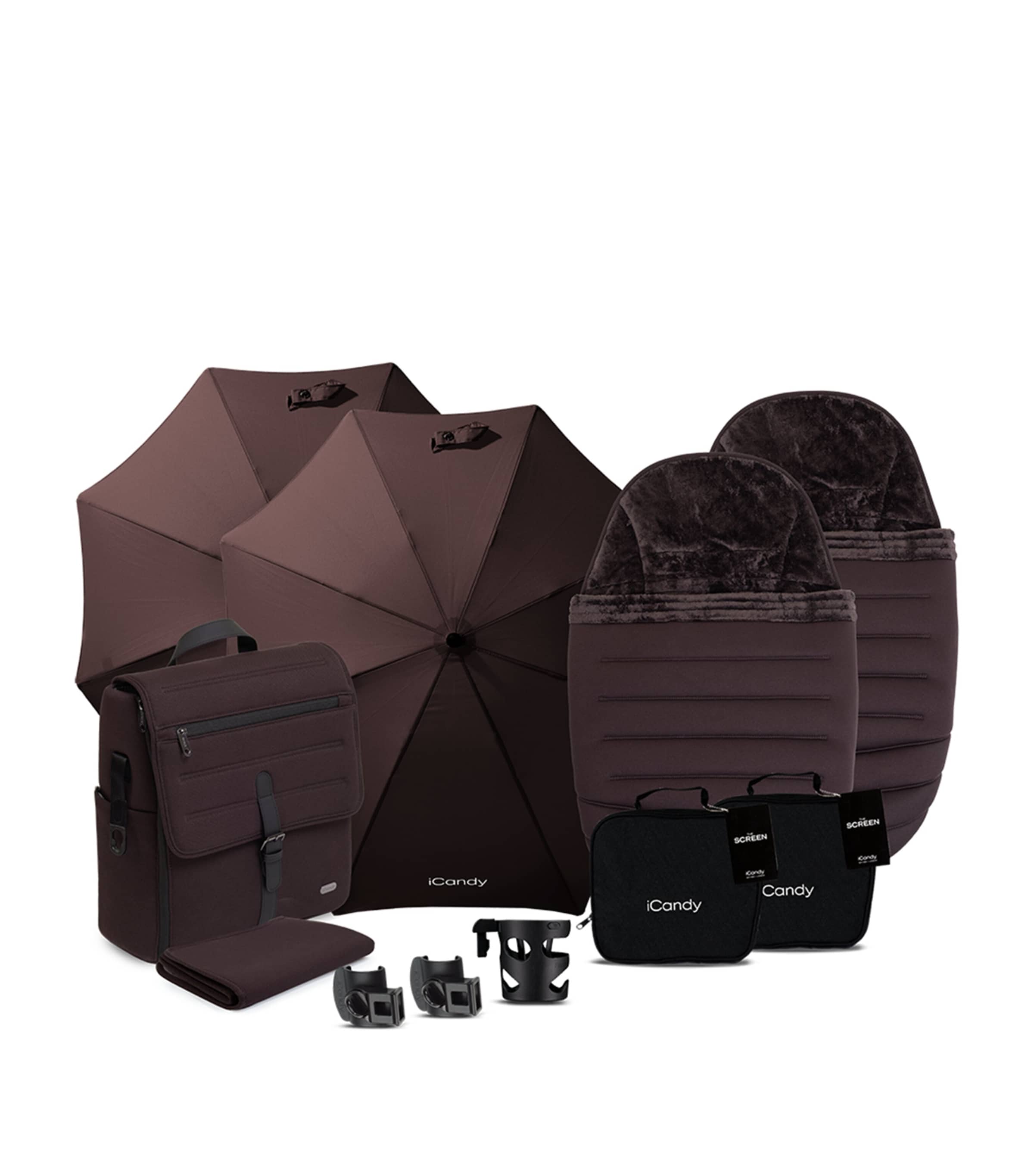 iCandy Peach 8 Double Pushchair and Carrycot Set Coffee Bean Image 8