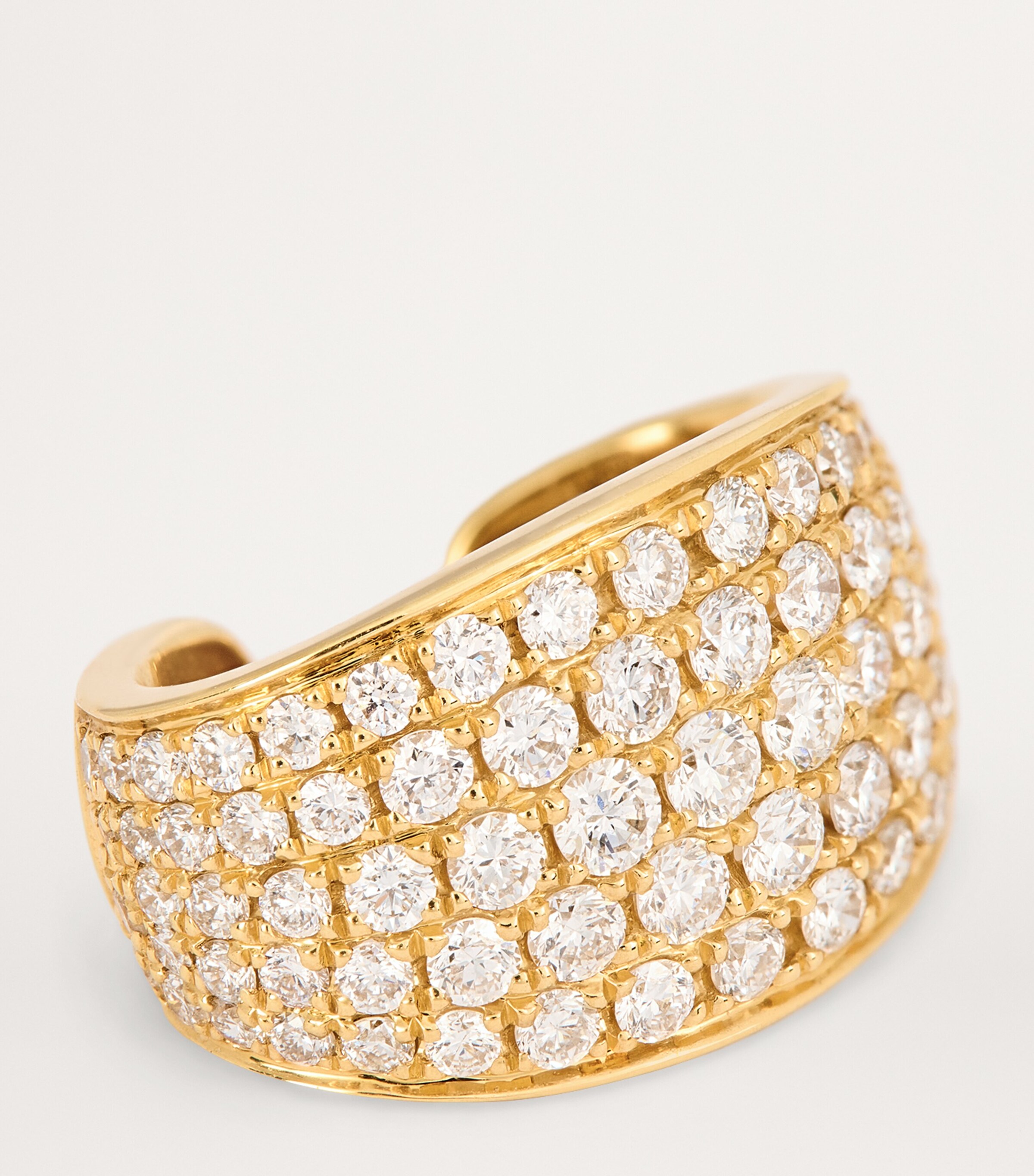 Yellow Gold and Diamond Galaxy Single Ear Cuff YELLOW GOLD Image 6