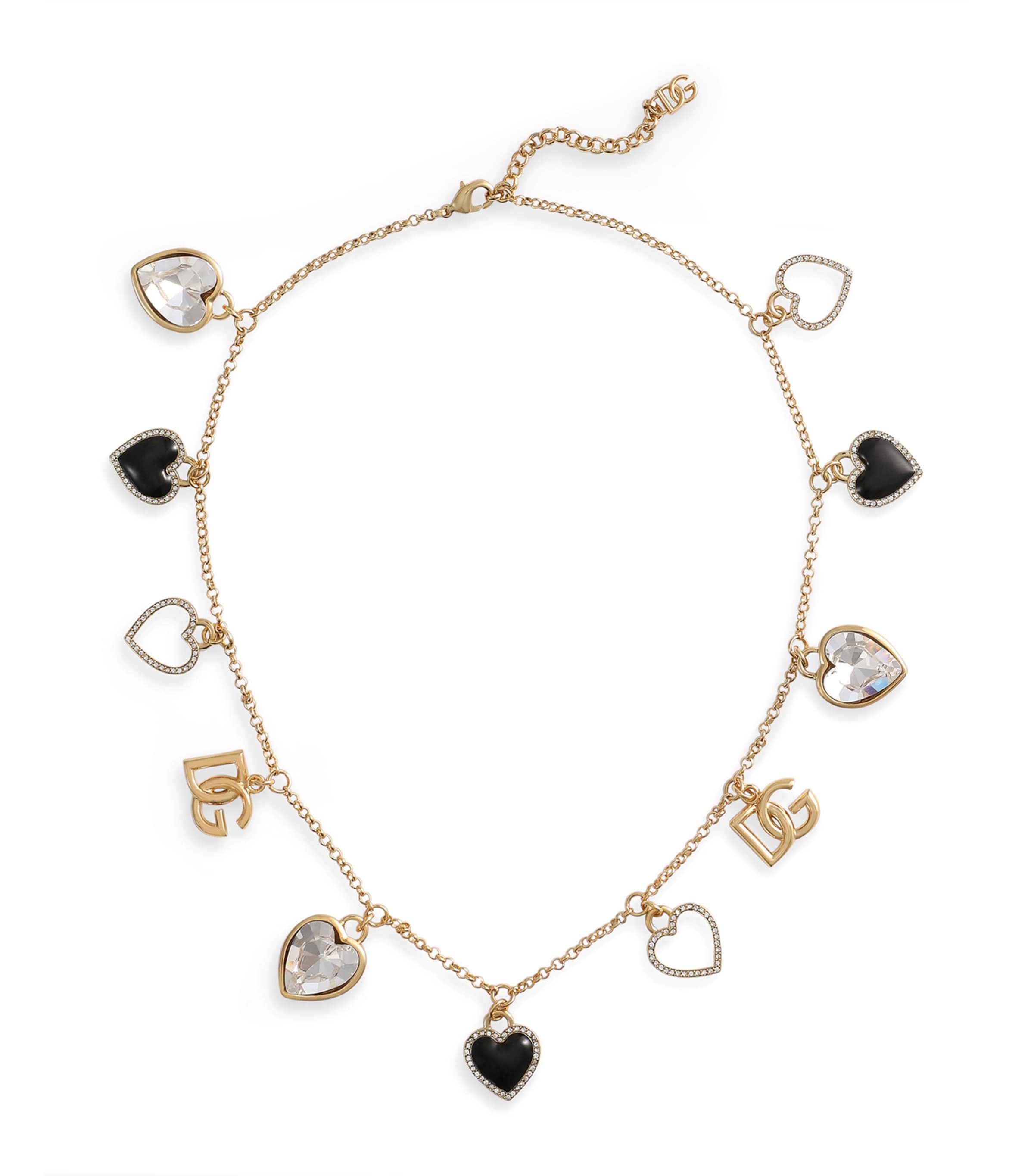 Italian Tailoring Hearts Necklace ZOO00-GOLD Image 1