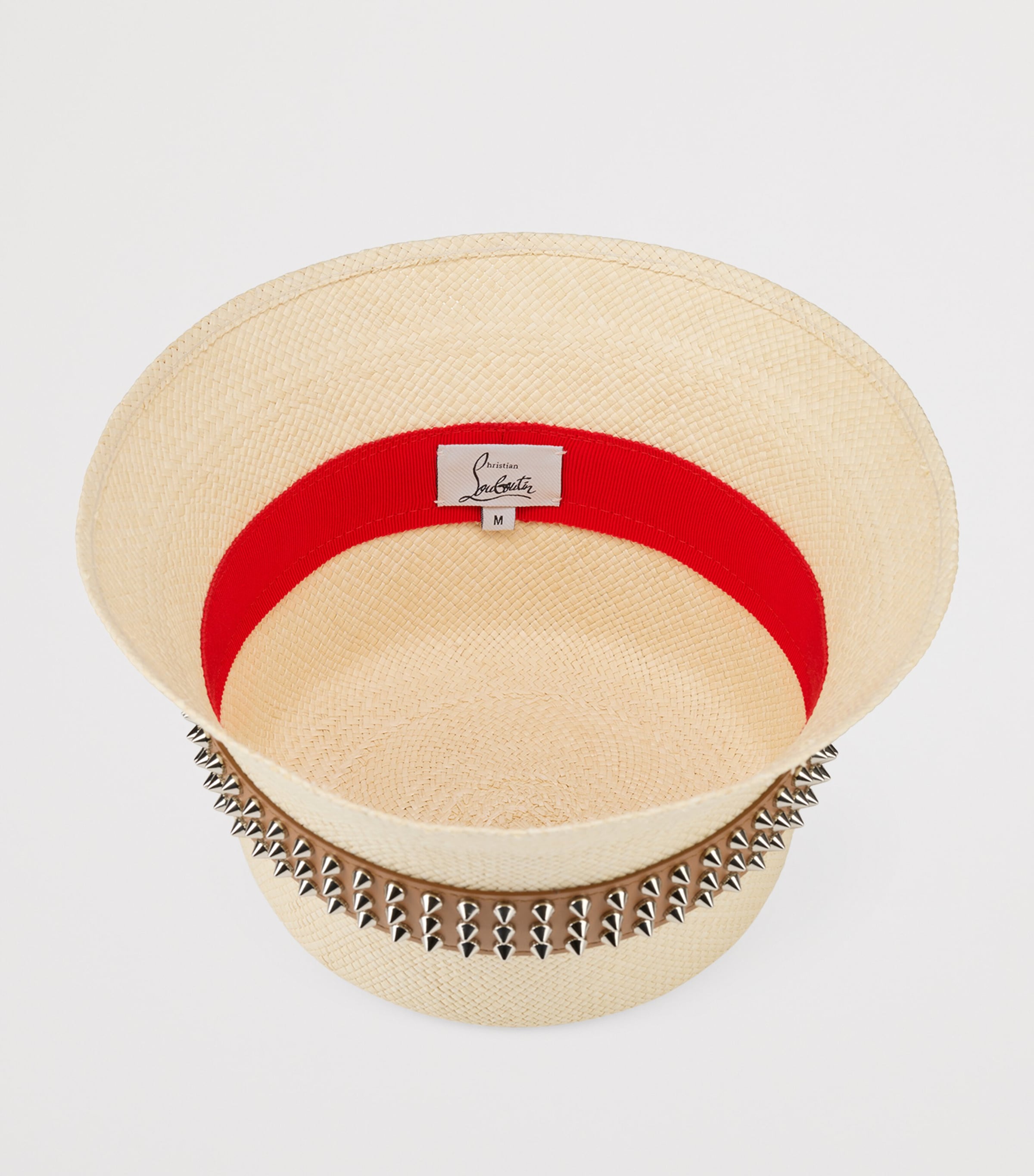 Leather-Trim Studded Bucket Hat 6370 Image 5