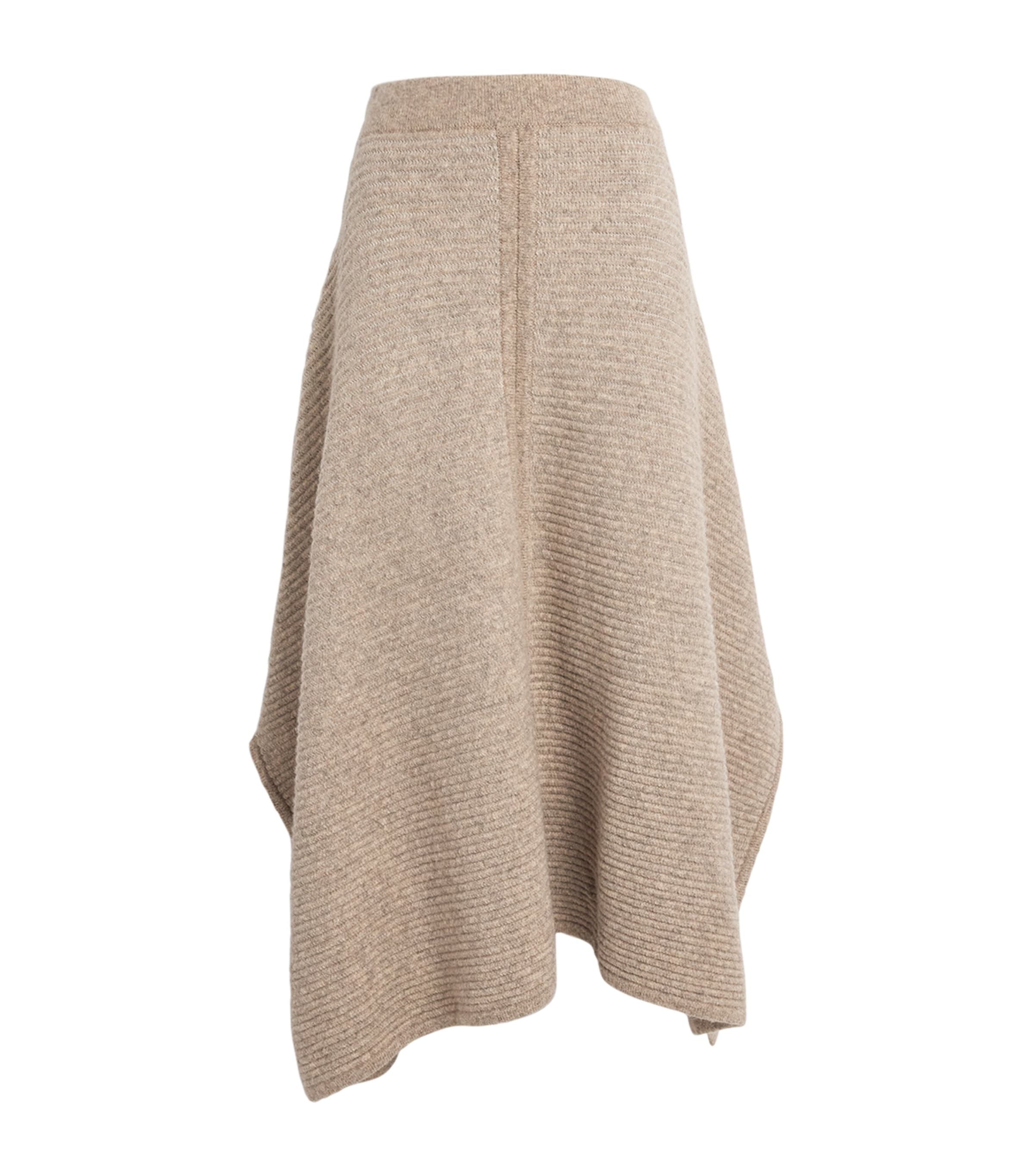 LAUREN MANOOGIAN ASYMMETRIC MIDI SKIRT 