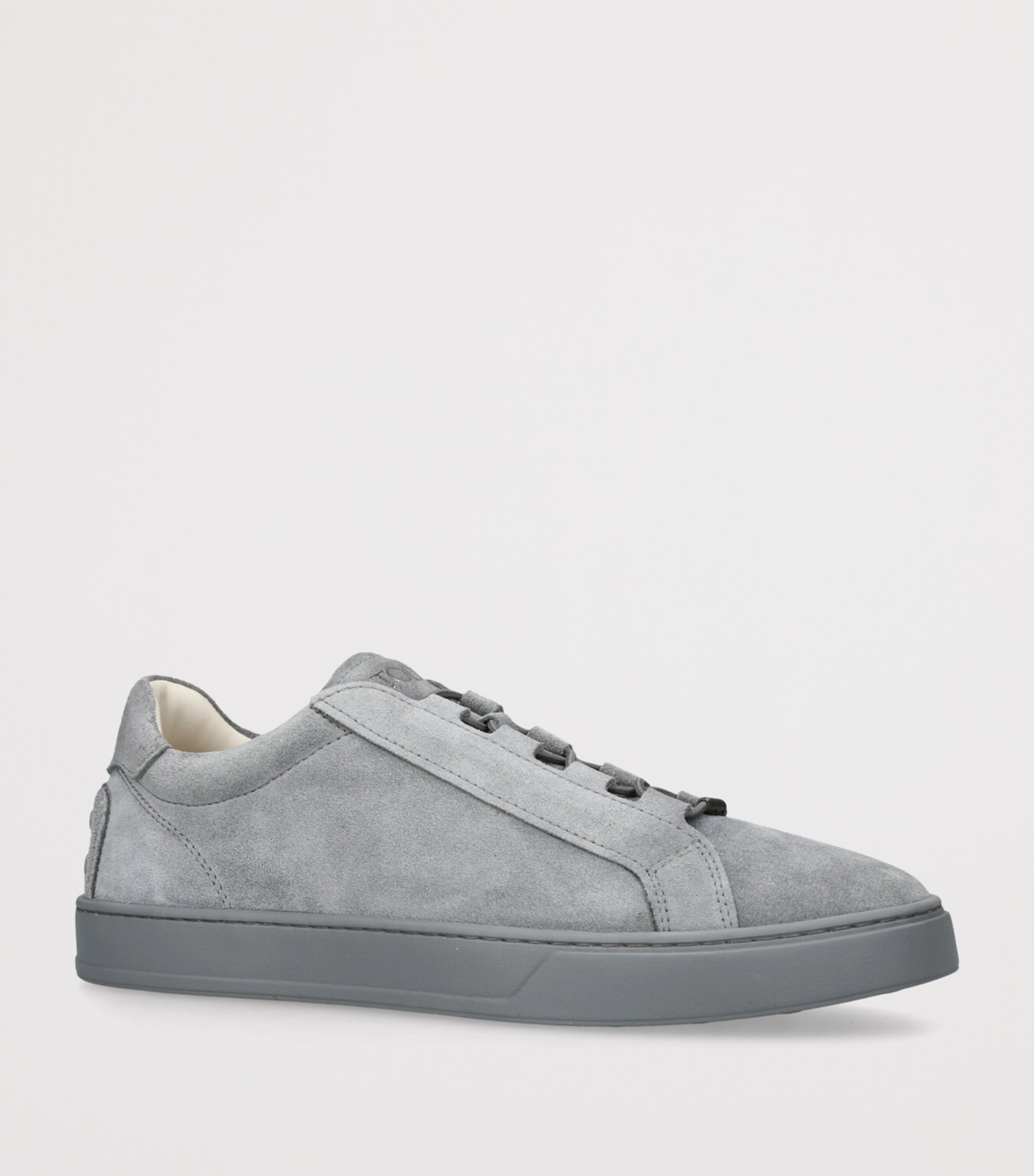 Suede Allacciata Cassetta Sneakers GREY Image 3