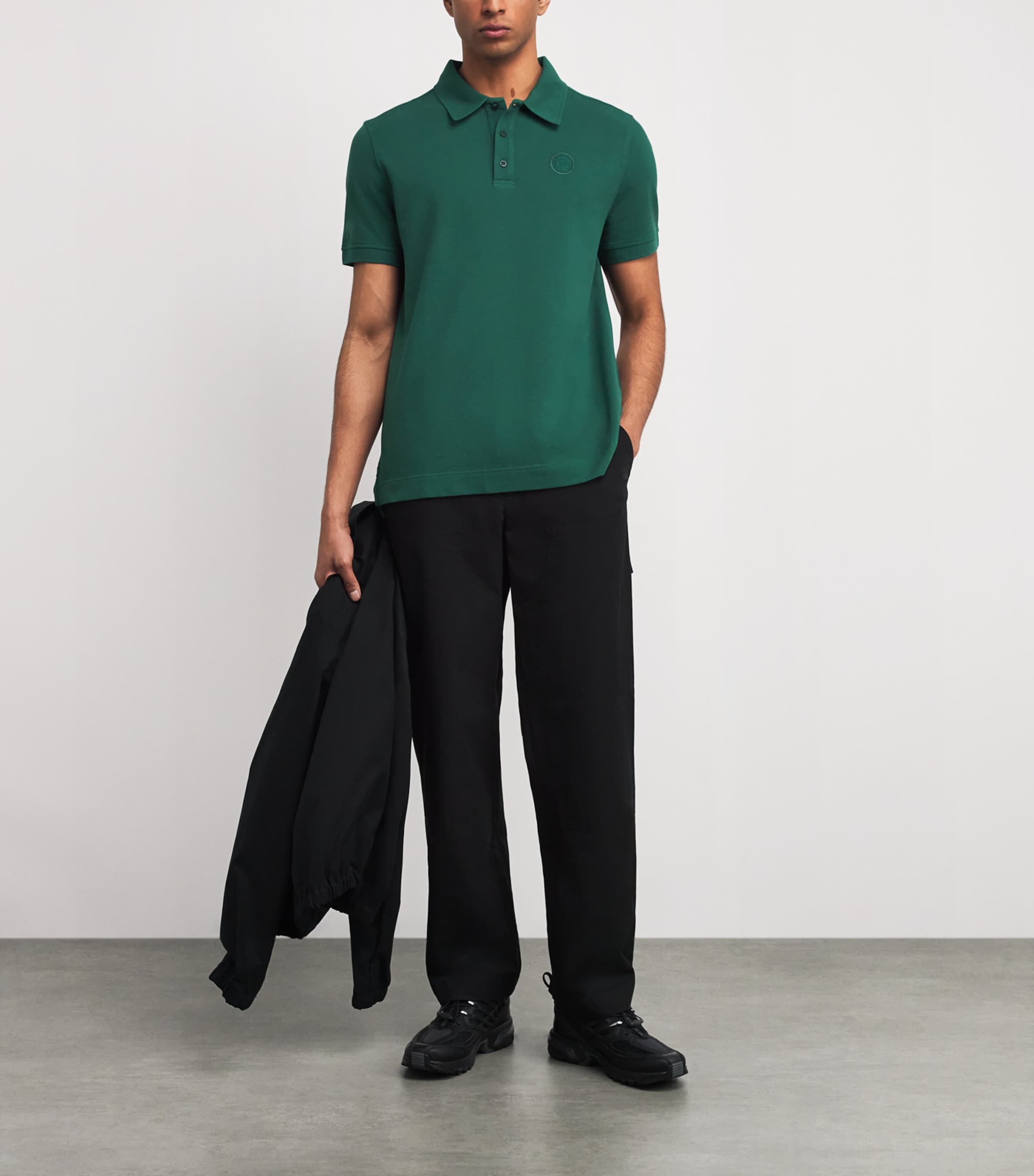 Cotton Beckley Polo Shirt GLADE GREEN 9848 Image 2