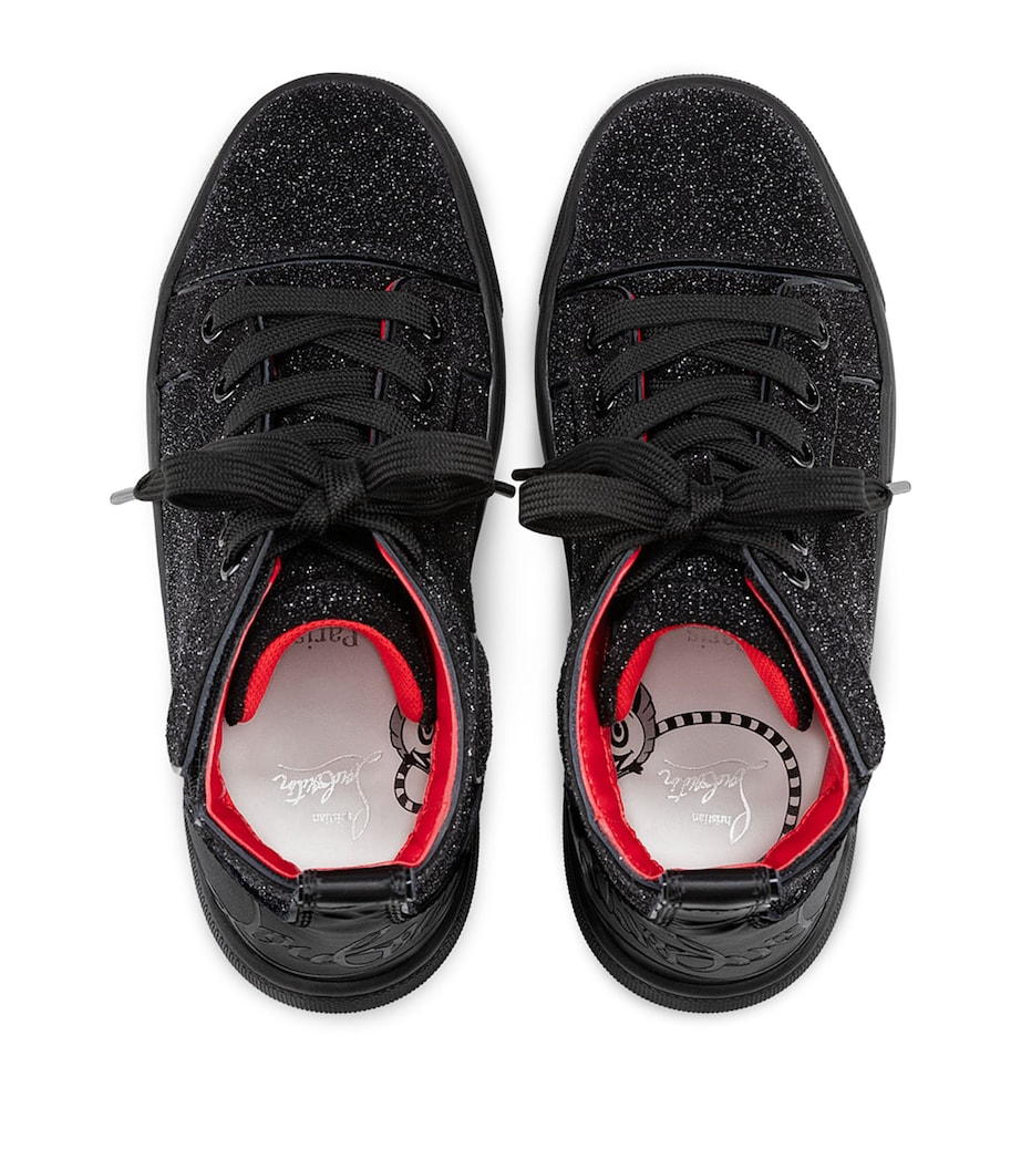 Funnyto Embellished High-Top Sneakers BK01 Image 4