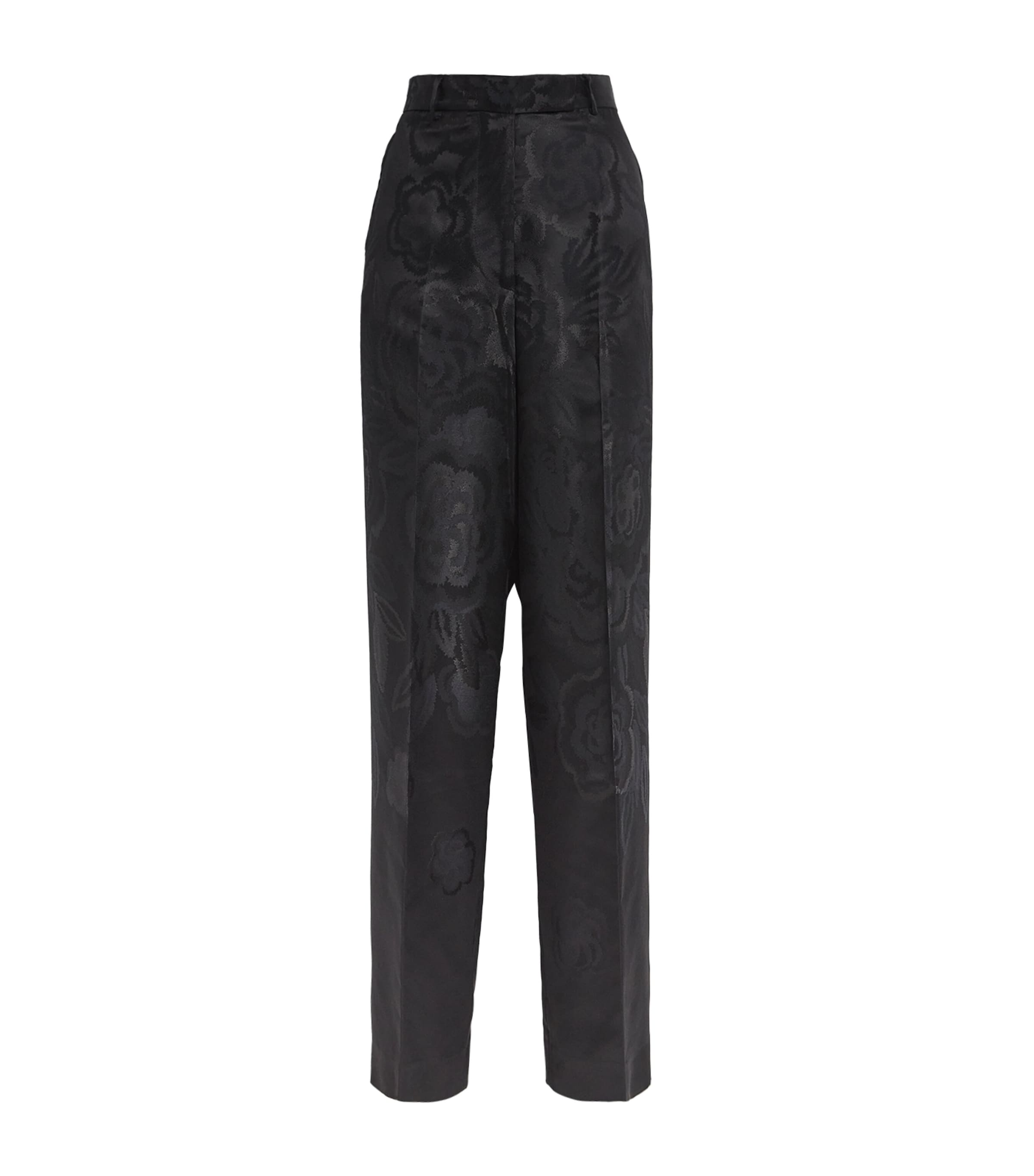 Etro Floral Print Suit Trousers In Black