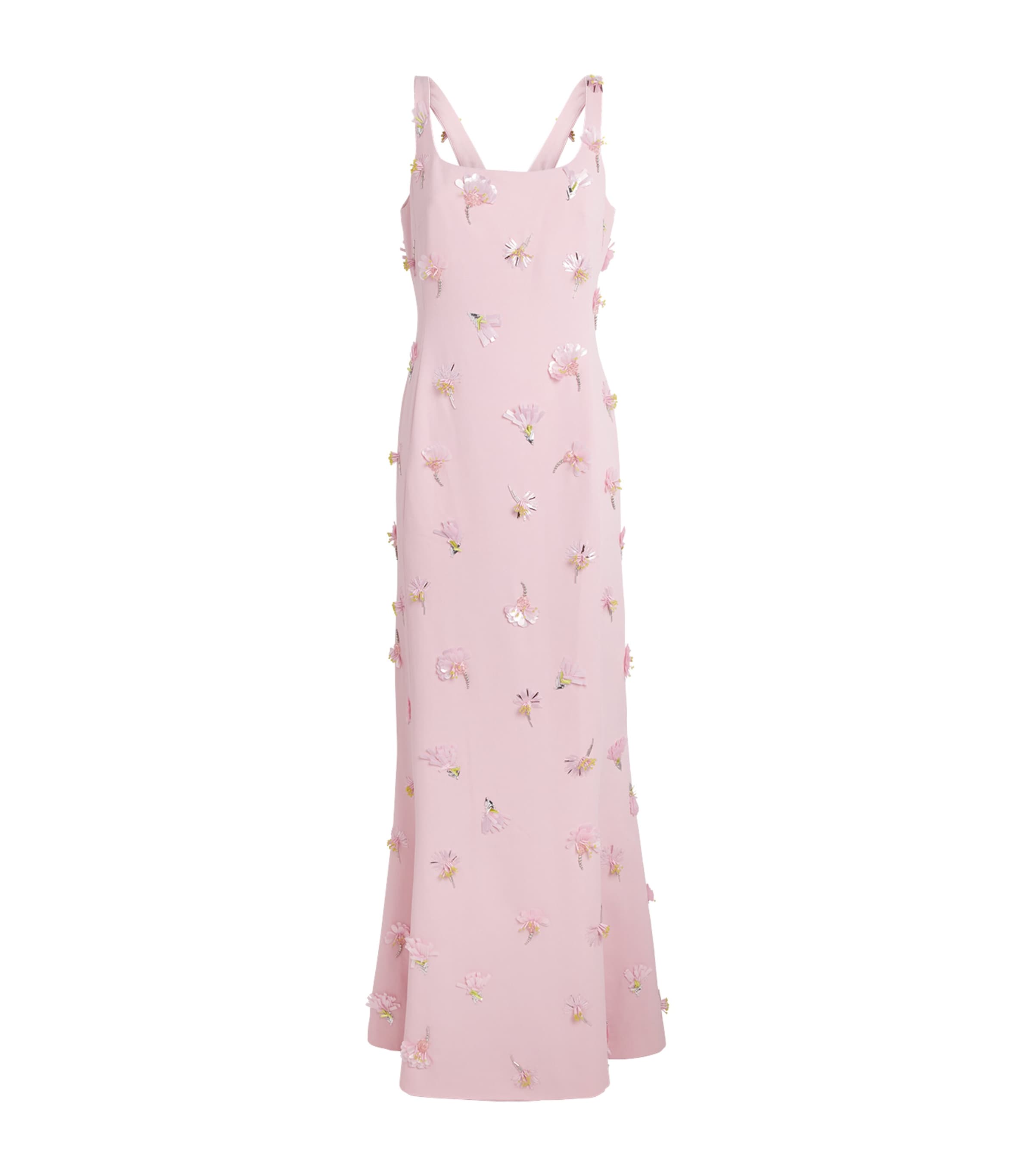 Simkhai Embellished Briella Gown In Pink