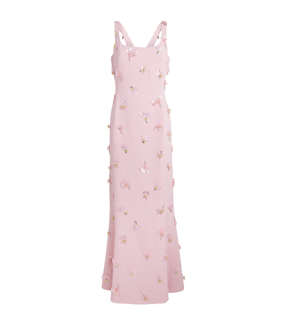 Simkhai Womens Embellished Briella Gown Daisy Image 1