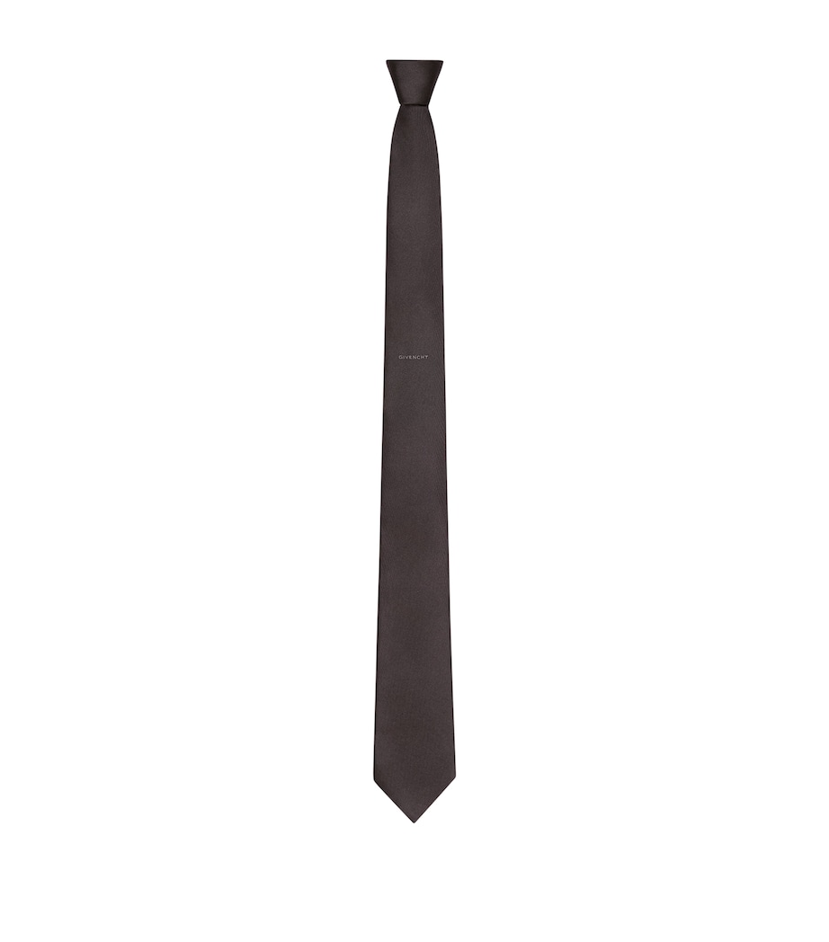 Silk Tie MEDIUM GREY Image 1