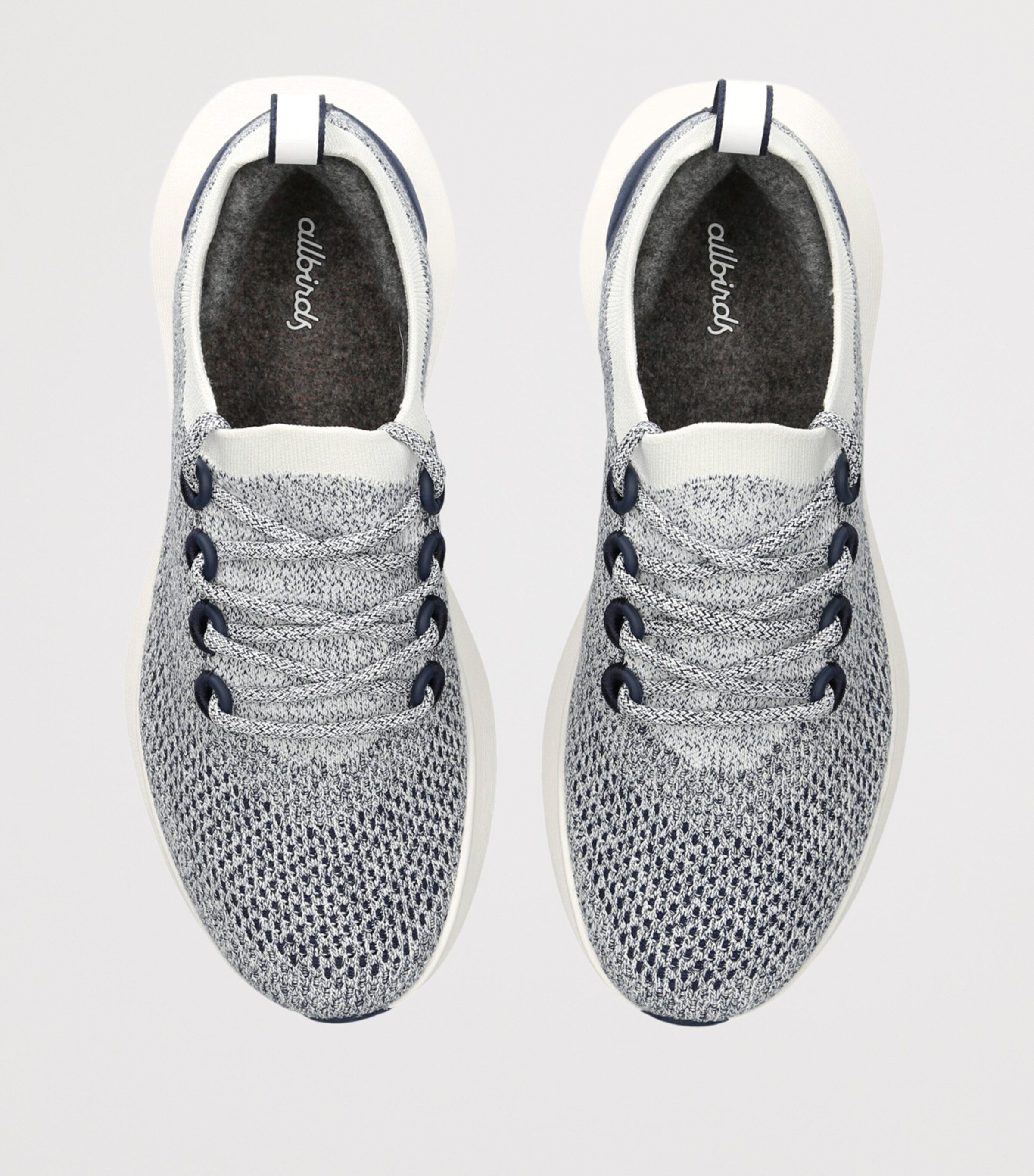 Allbirds Mens Dasher NZ Running Trainers White/navy Image 4