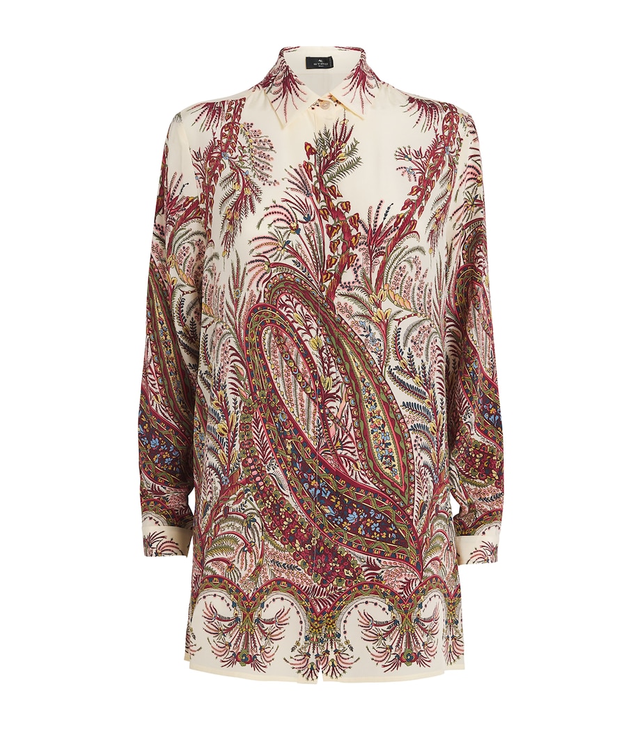 Silk Paisley Shirt X0801 Image 1