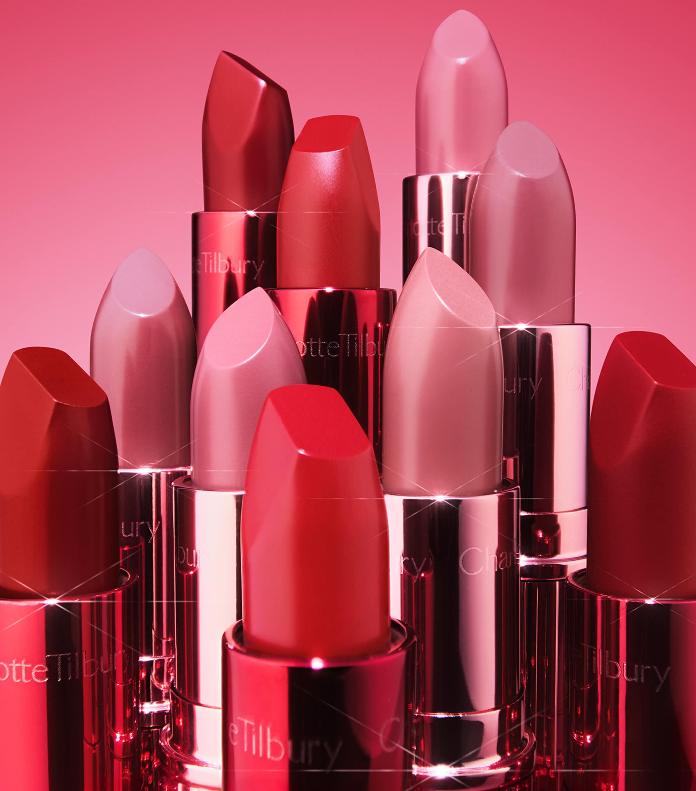 Hollywood Beauty Icon K.I.S.S.I.N.G Lipstick RED CARPET PINK Image 6