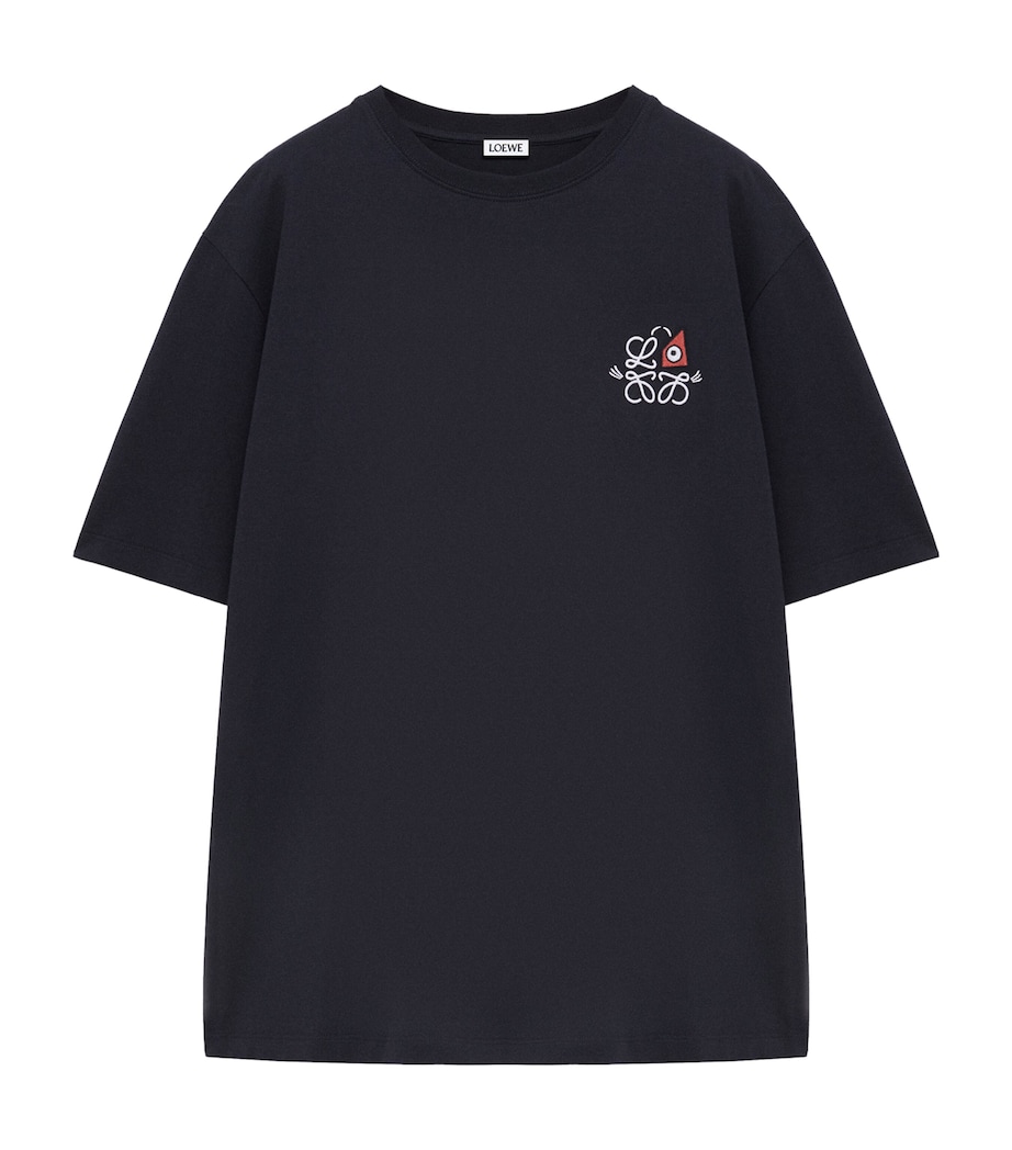 x Louis Wain T-Shirt NAVY BLUE Image 1