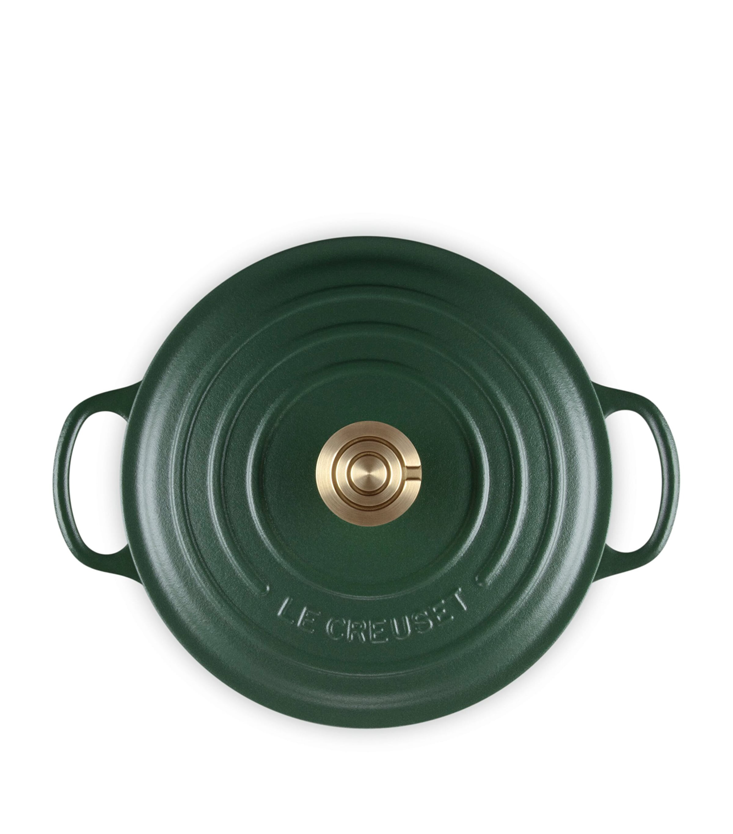Le Creuset Cast Iron Round Casserole Dish (20cm) Green Image 5