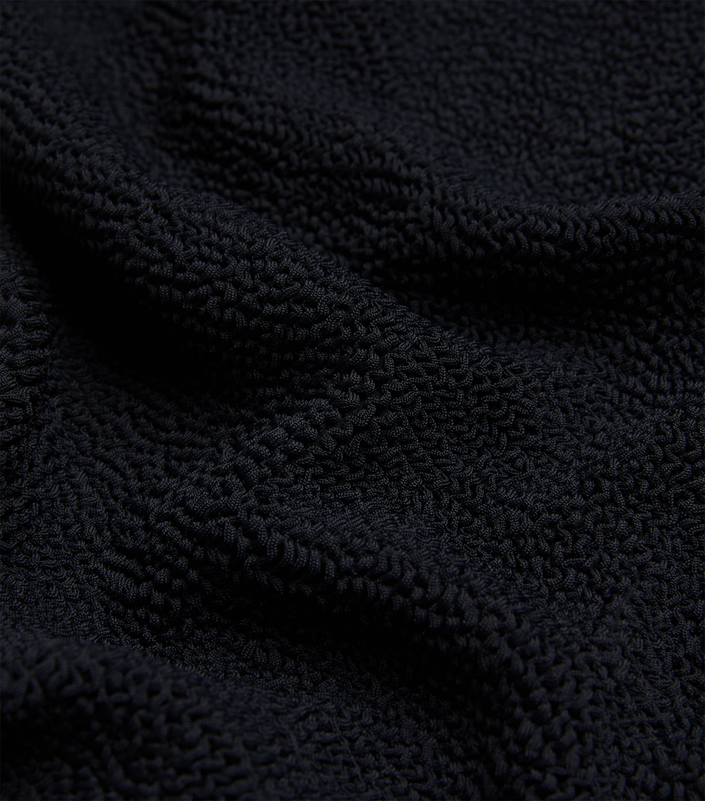 Square-Neck Swimsuit BLACK Image 5