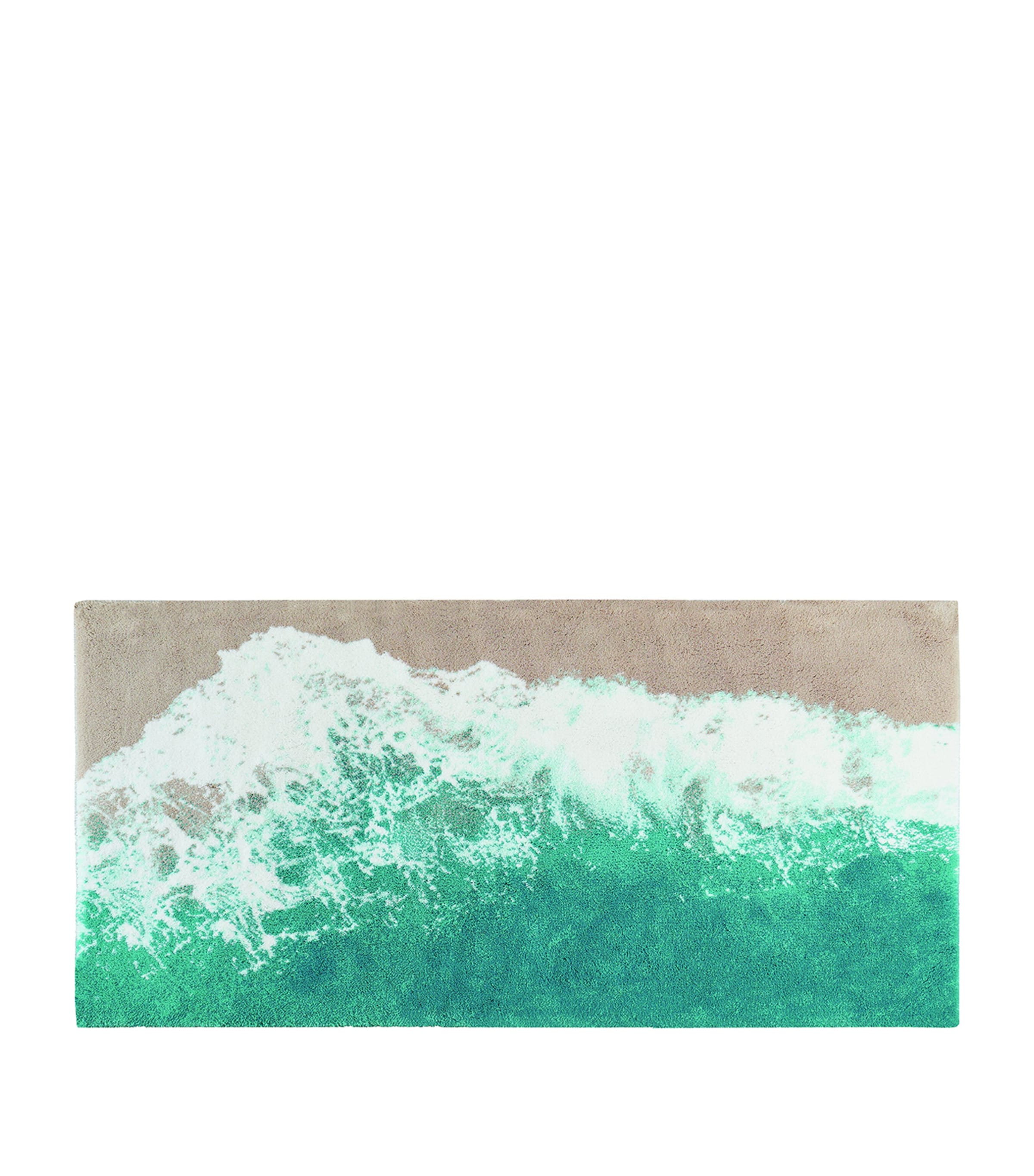 Abyss & Habidecor Malibu Bath Mat (70cm x 140cm) Lagoon Image 1