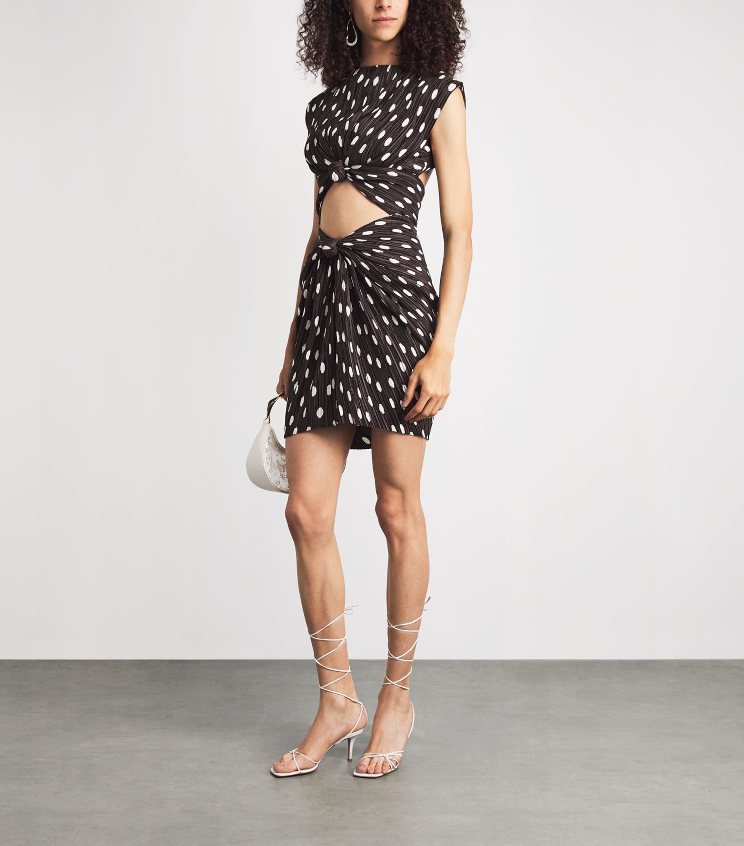 Cult Gaia Womens Polka Dot Marilou Mini Dress Dt Luwak Image 2
