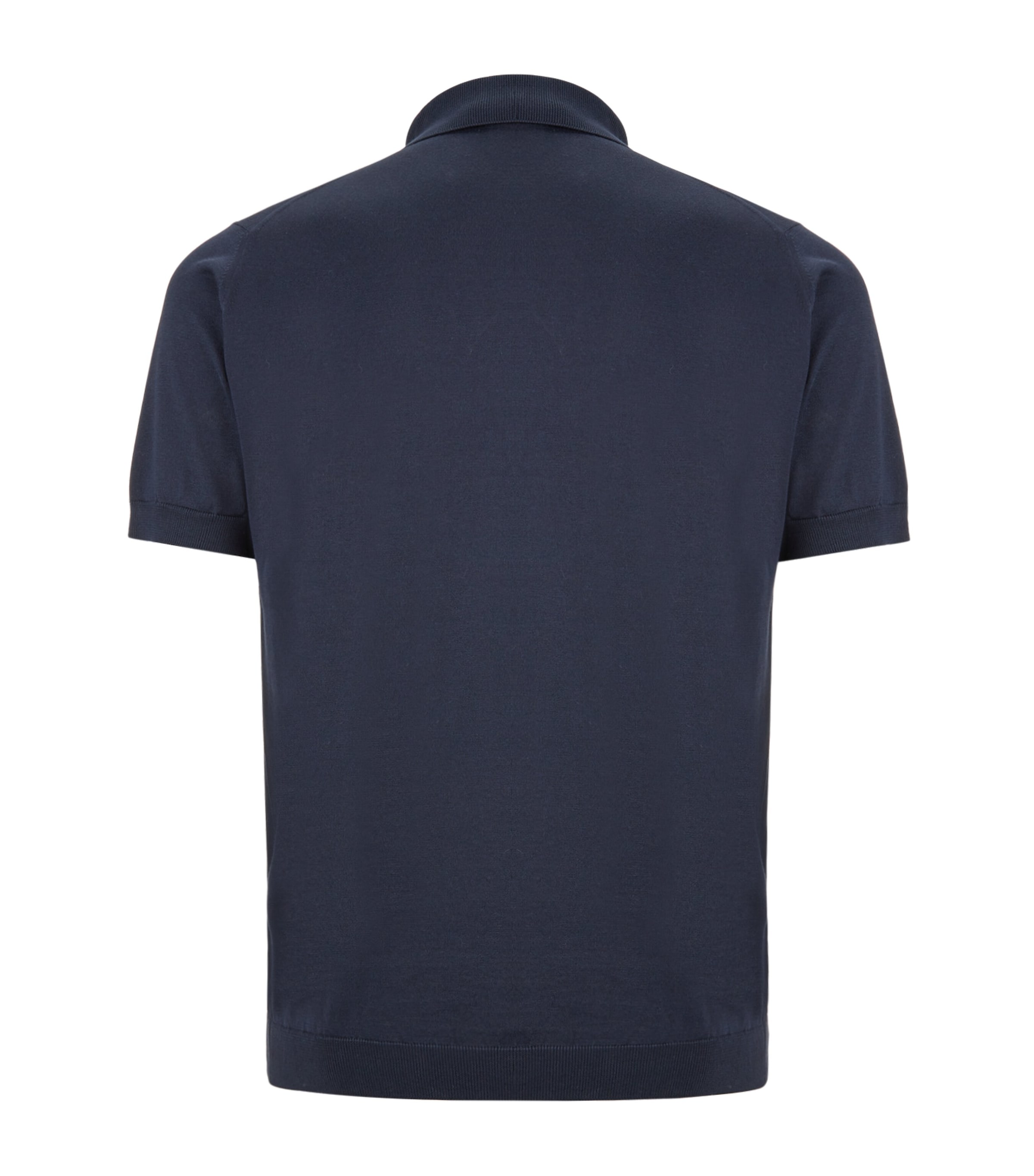 Cotton-Cashmere Elias Polo Shirt NAVY Image 2