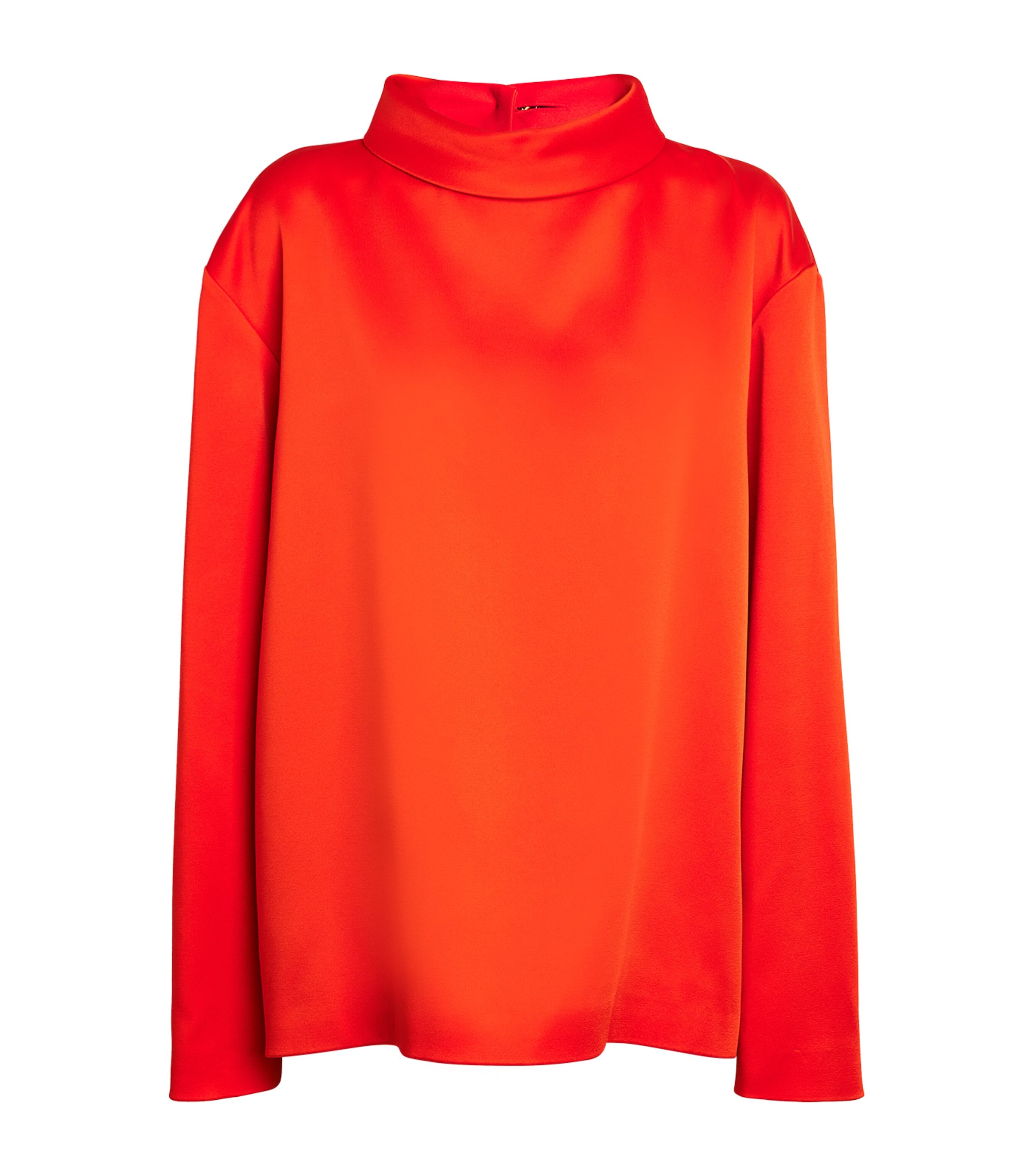 Shop Carven Scarf-detail Blouse In Red
