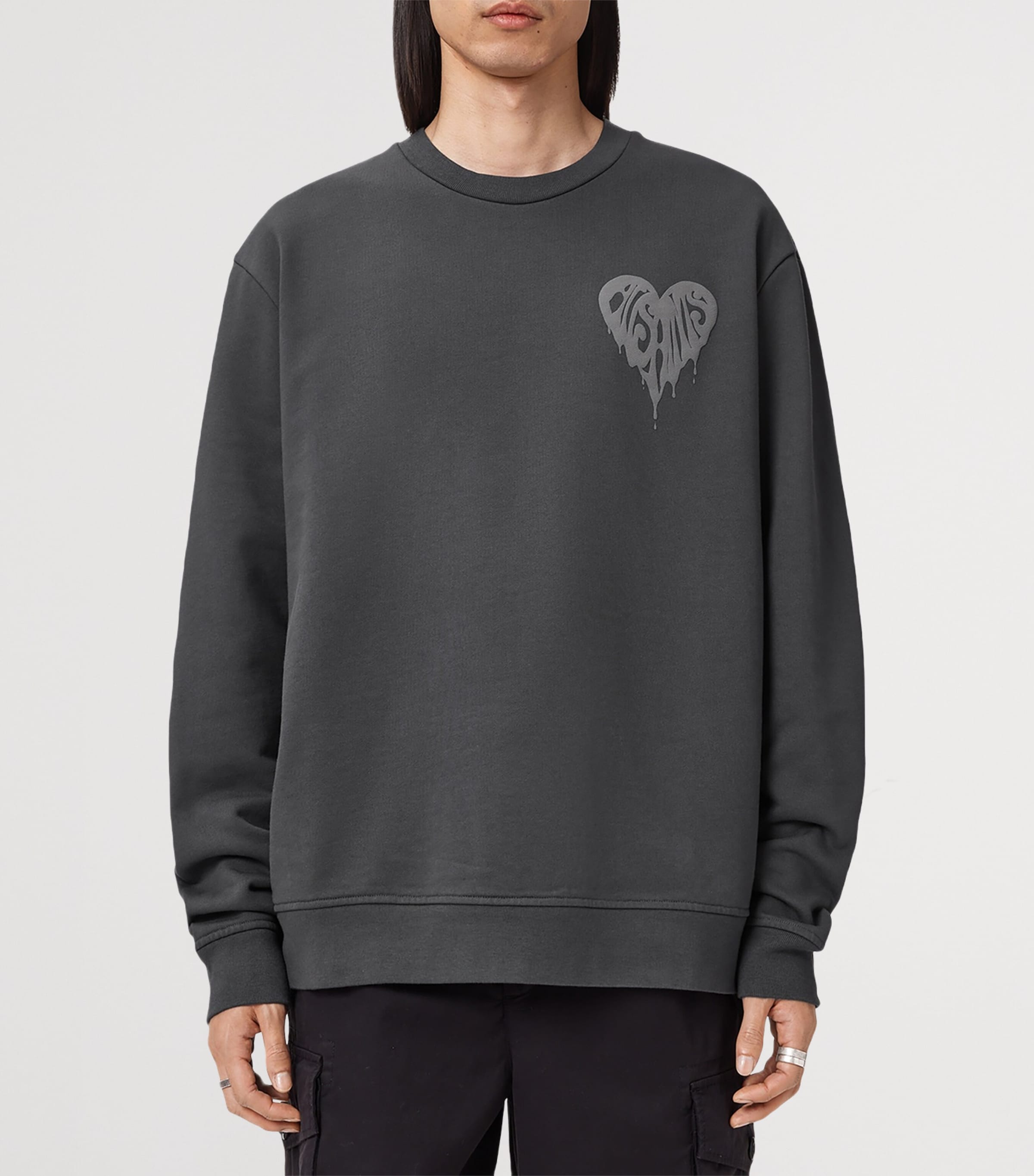 Cotton Trip Sweatshirt WASHED BLACK Image 6