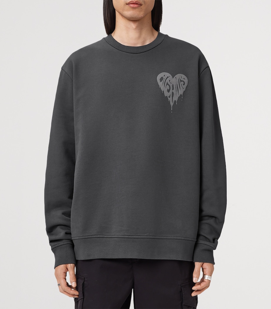 Cotton Trip Sweatshirt WASHED BLACK Image 6