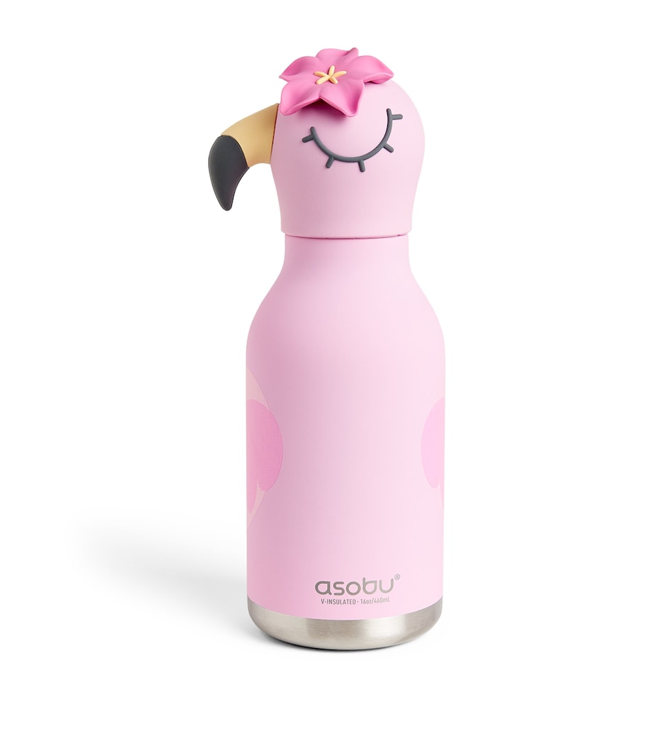 ASOBU Bestie Flamingo Water Bottle (460ml) Flamingo Image 1