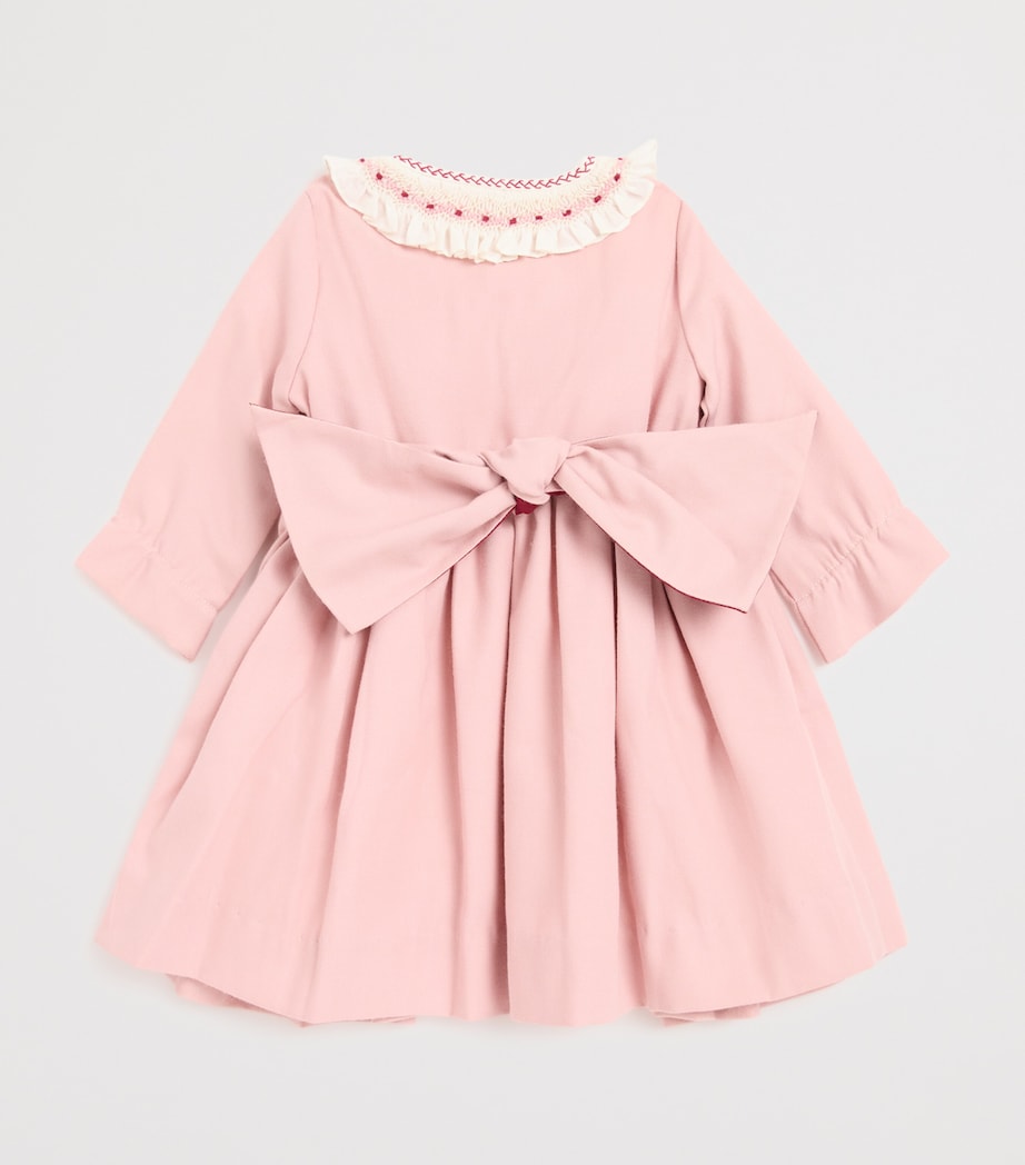 Smocked Double-Breasted Dress (12 Months-4 Years) PINK Image 2