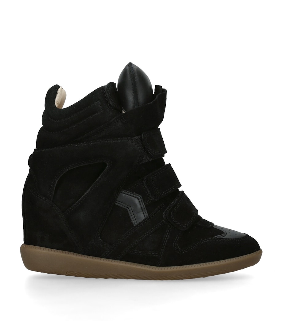Suede Bekett Wedge Sneakers 50 BLACK Image 1