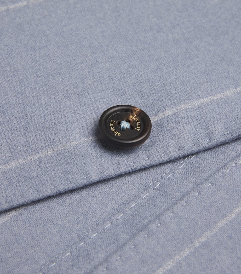 Wool-Silk-Cashmere Stripe Blazer ZUCCHERO Image 5