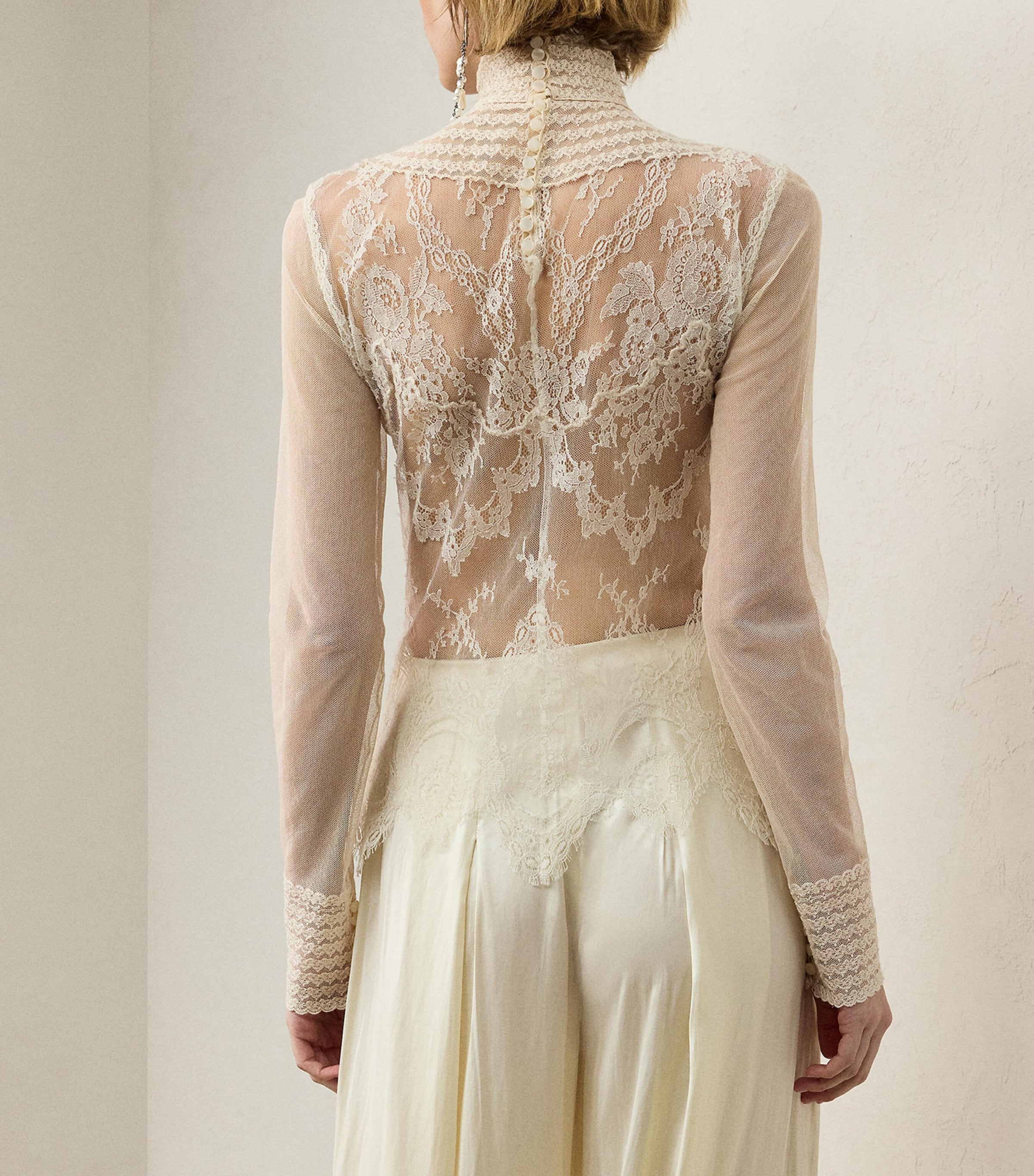 Delilah Embellished Top LUX CREAM Image 3