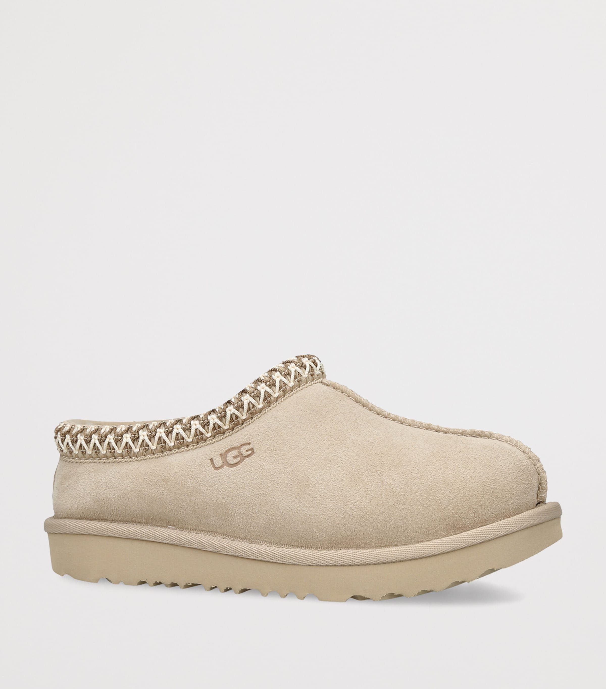 UGG Kids Suede Tasman II Slippers Beige Image 2