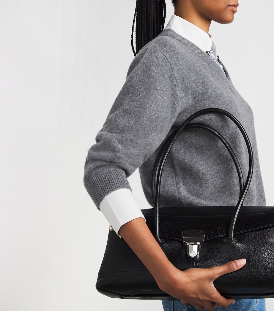 Wool Layered Sweater MOTTLED GREY Image 6