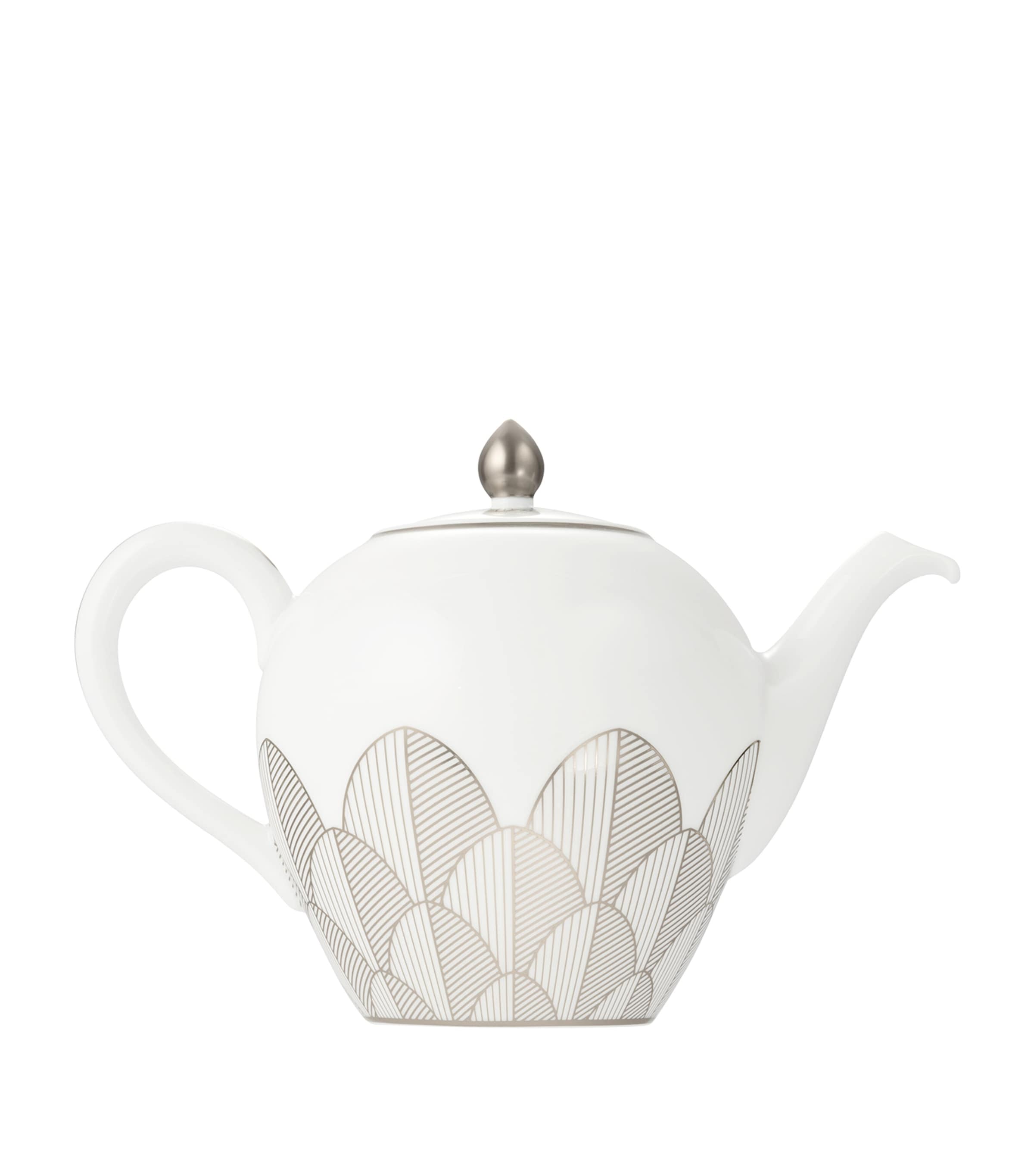 Christofle Porcelain Malmaison Teapot (1.5L) | Dining | Tableware | Teapots | Designers | Christofle