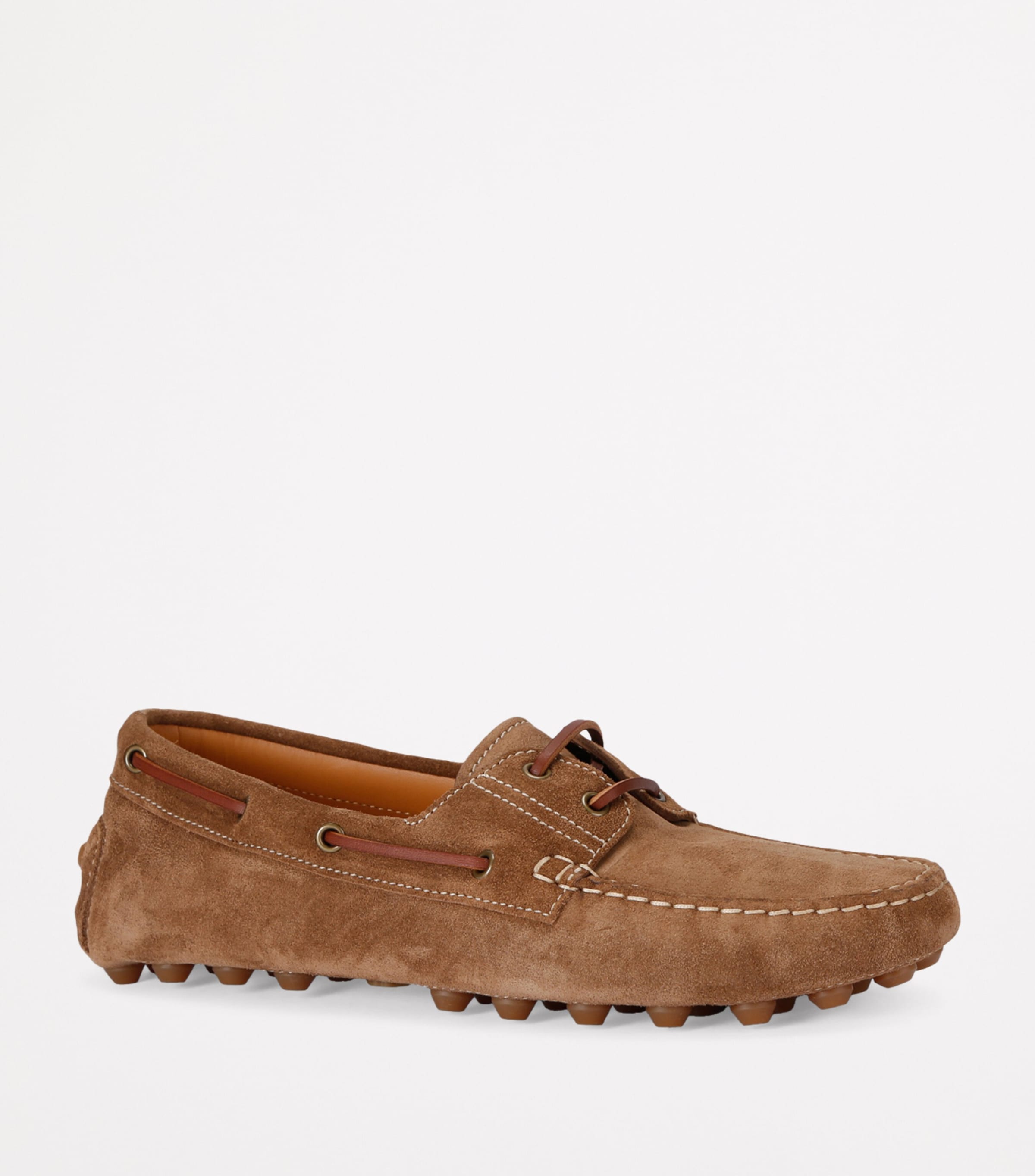 Tod's Brown Suede Gommino Driving Shoes | Harrods UK