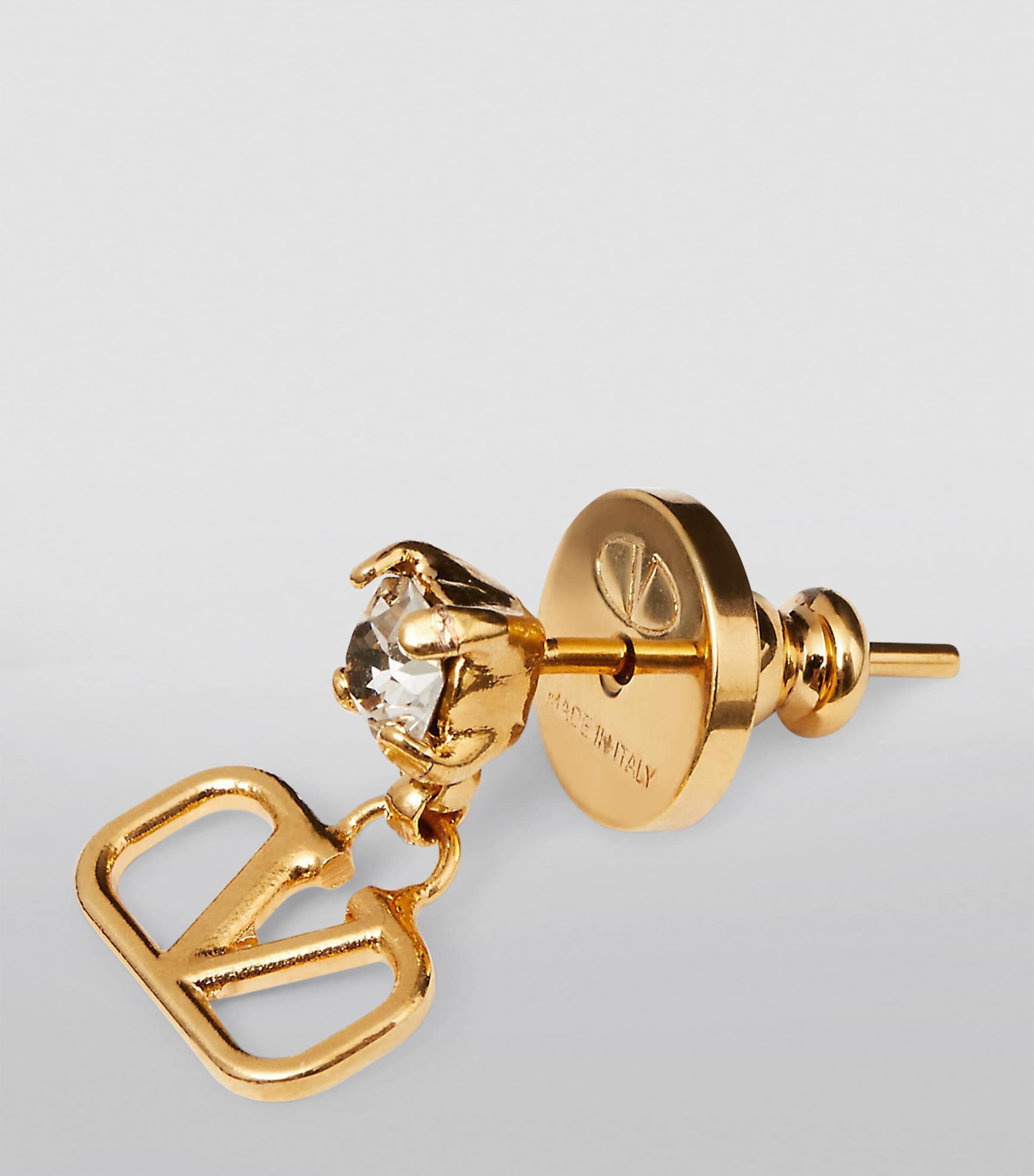 VLogo Pendant Earrings MH5 Image 2