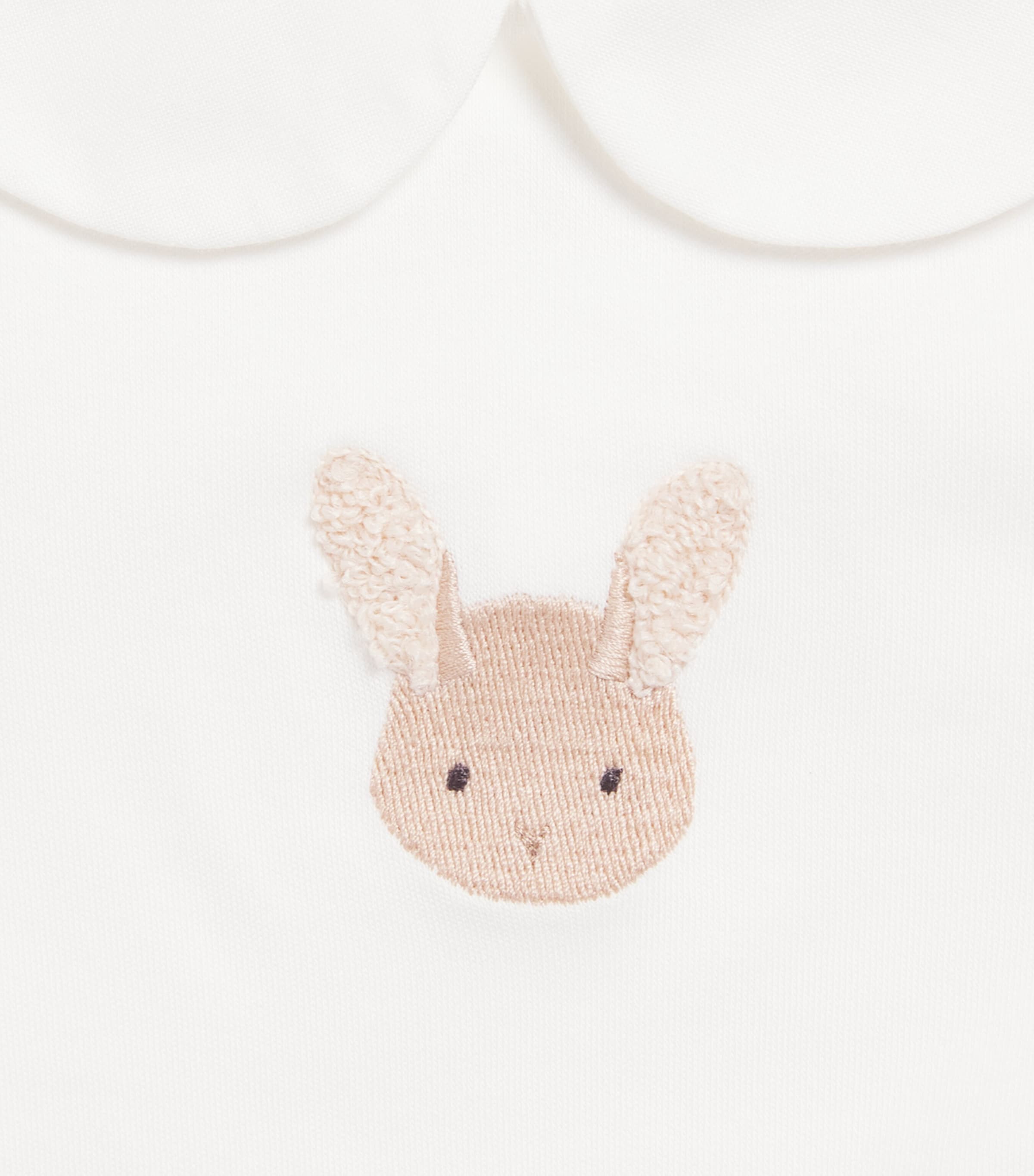 Organic Cotton Bunny Davo Bodysuit (0-24 Months) 00002OFF WHITE Image 3
