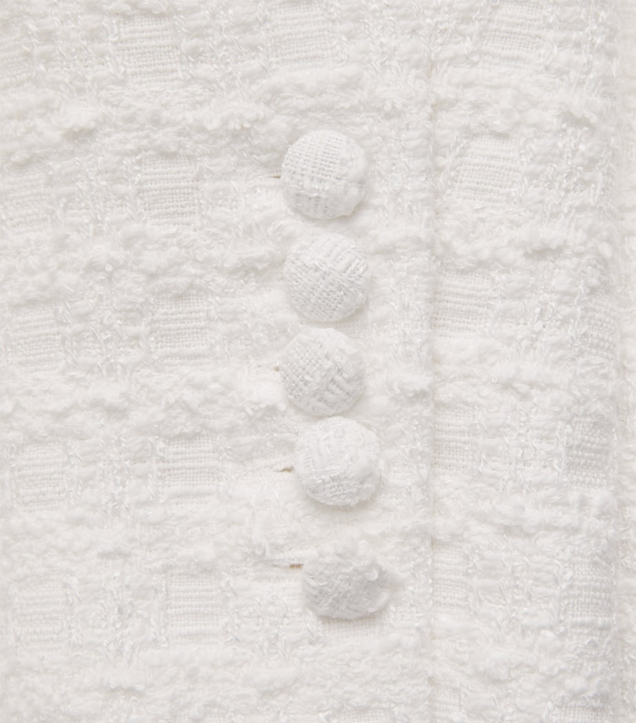 Liberowe Womens Tweed Raja Jacket White Image 5