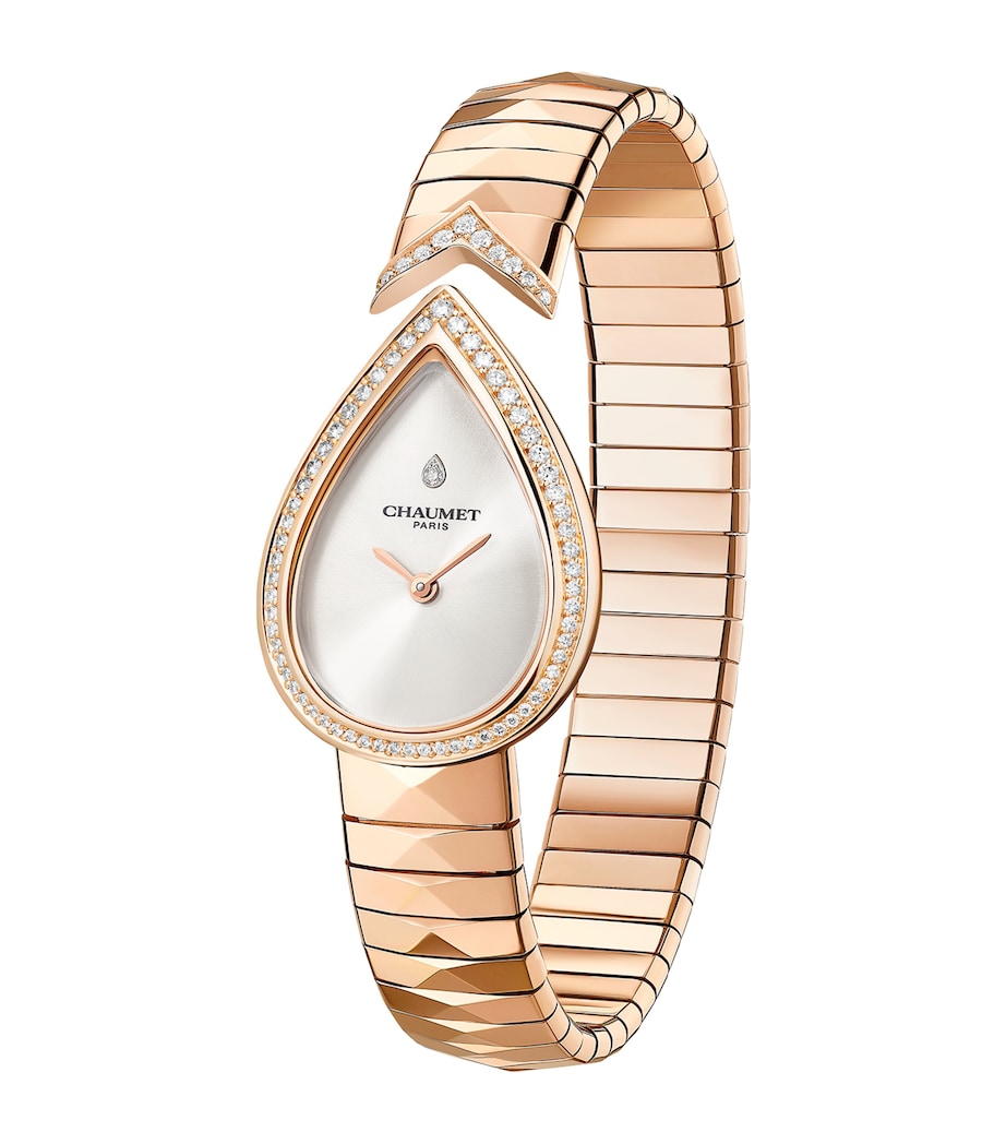 Rose Gold and Diamond Joséphine Aigrette Watch (20.2mm) PINK GOLD Image 3