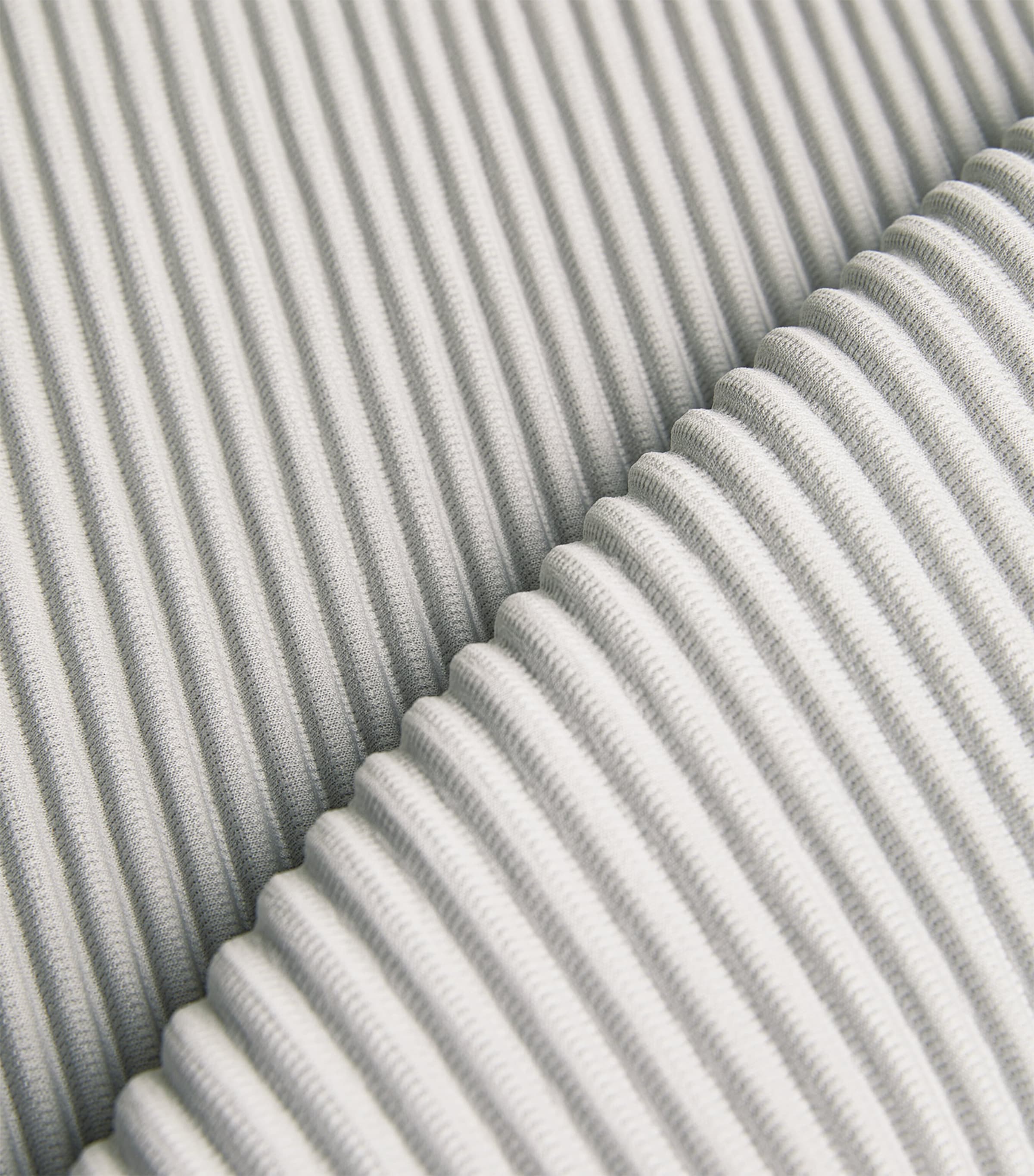 Pleated Long-Sleeve T-Shirt 11 LIGHT GRAY Image 5