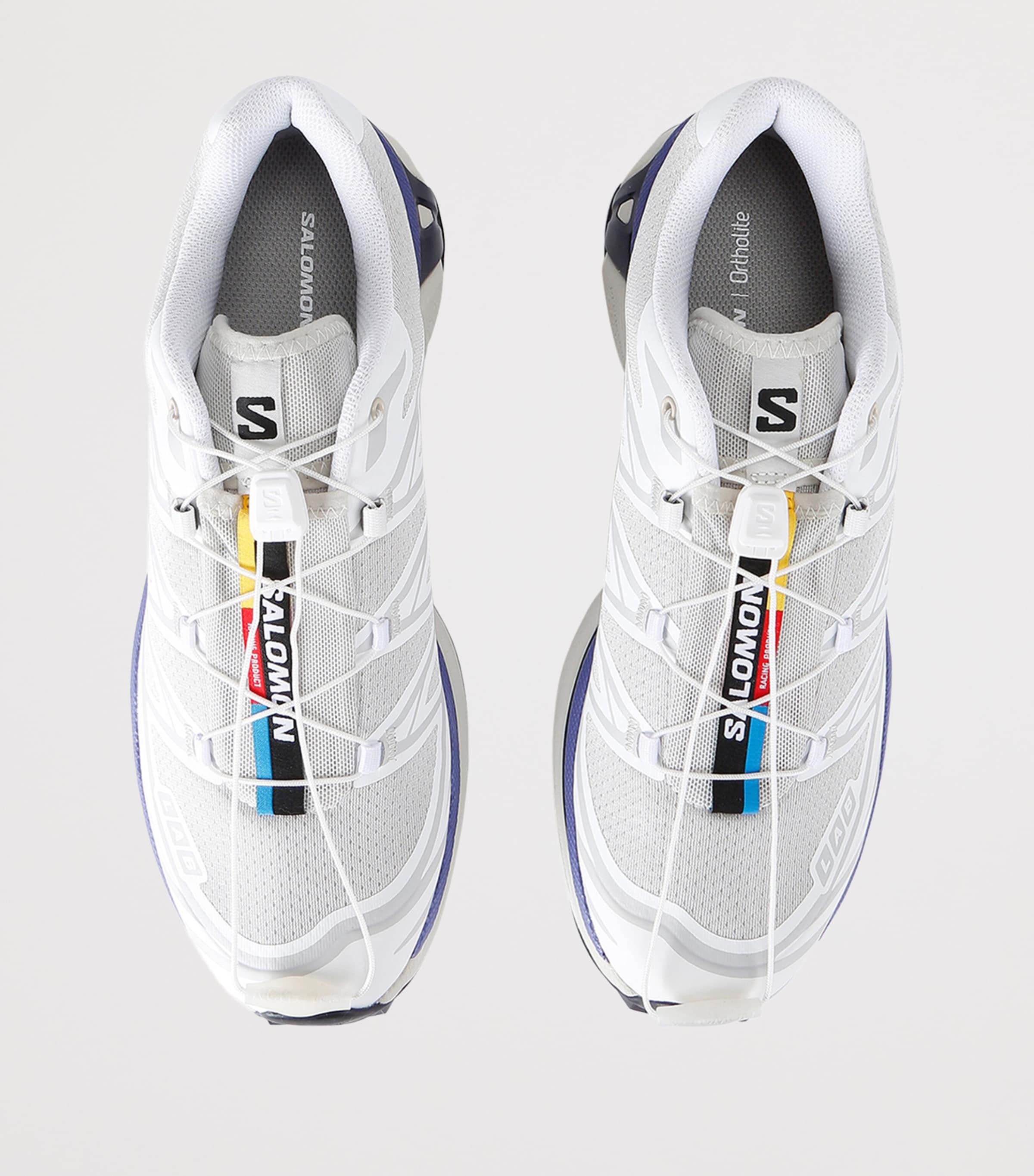 XT-6 Trainers WHITE/NAVY Image 4